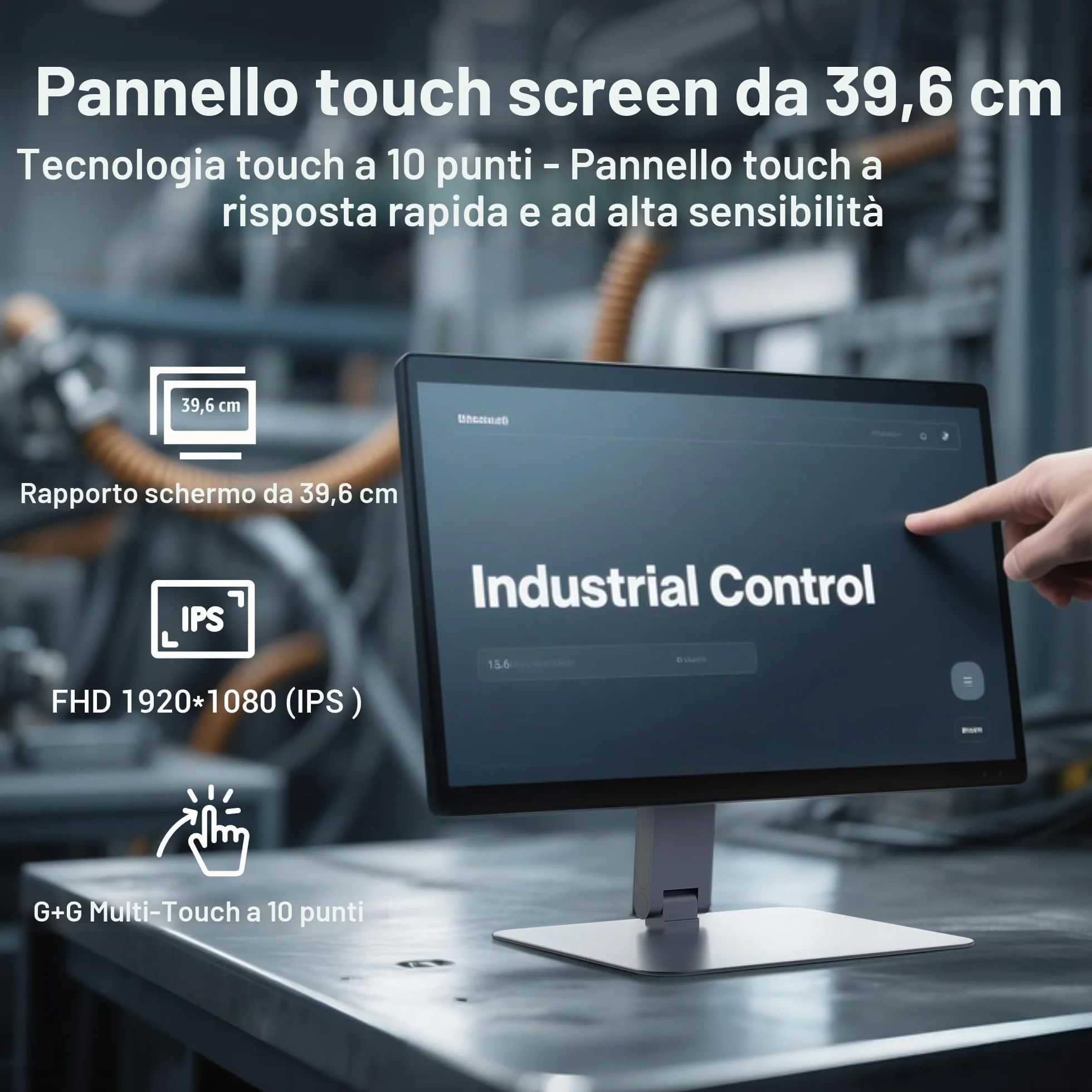 Panel PC 15.6" Android 12 RK3399 4GB RAM 64GB ROM Fanless Touchscreen 1920*1080 IPS HDMI2.0 USB3.0