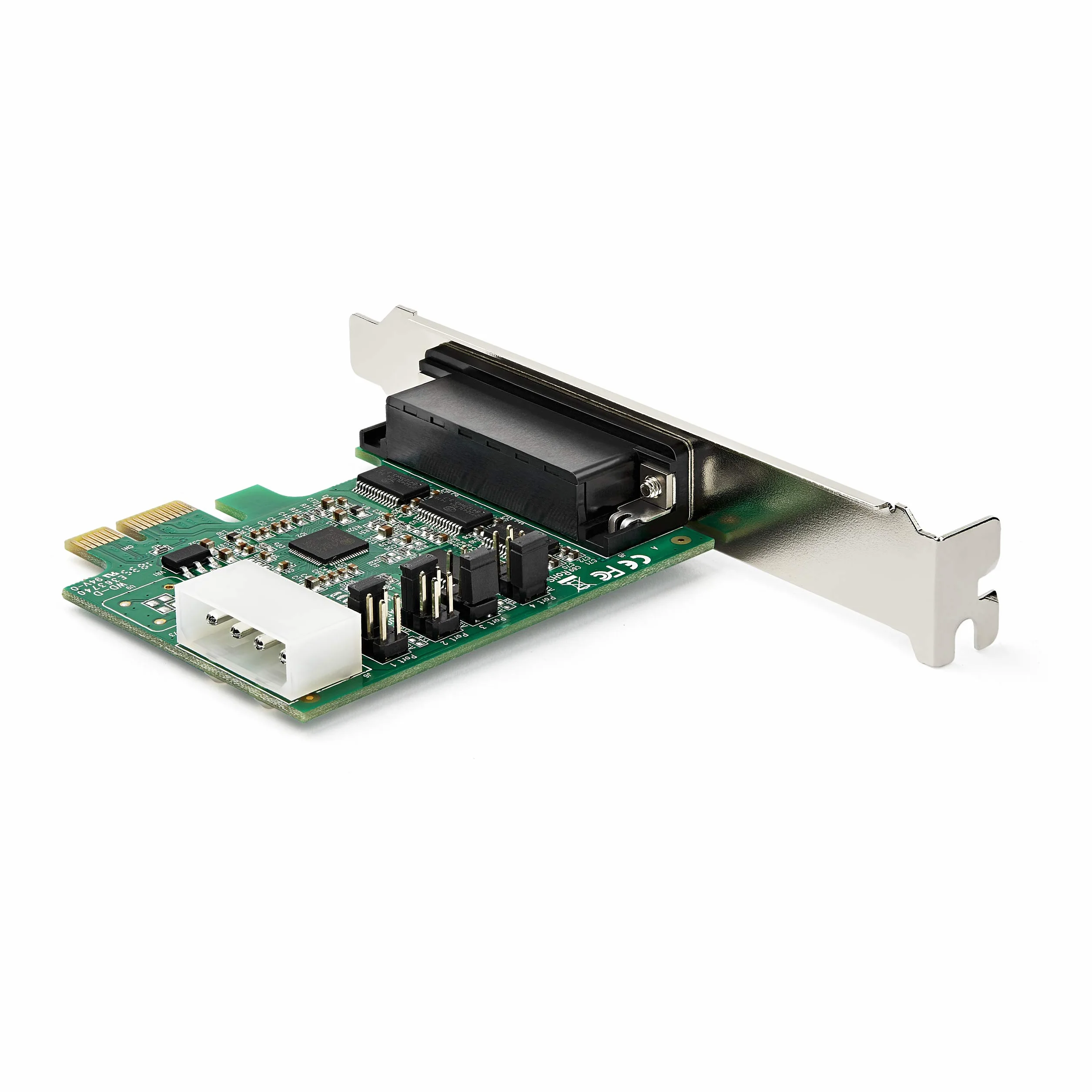 StarTech.com Scheda Adattatore Seriale PCI Express RS232 a 4 Porte, Scheda di Espansione/Controller Seriale PCIe RS232 /DB9, 16950 UART, Windows/Linux (PEX4S953)