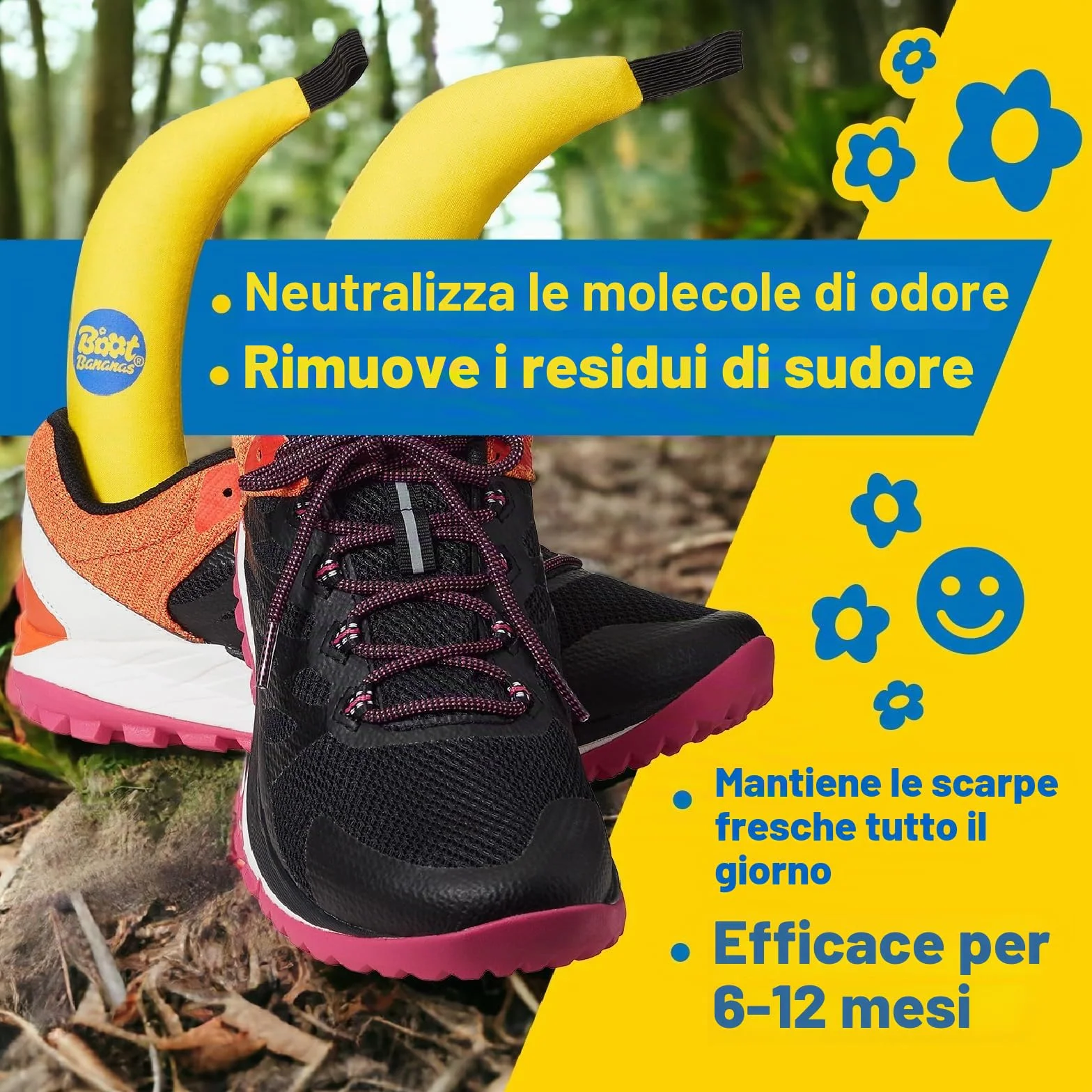 Boot Bananas Deodorante per Scarpe Sportive Neutralizzatore Odori 1 Pezzo