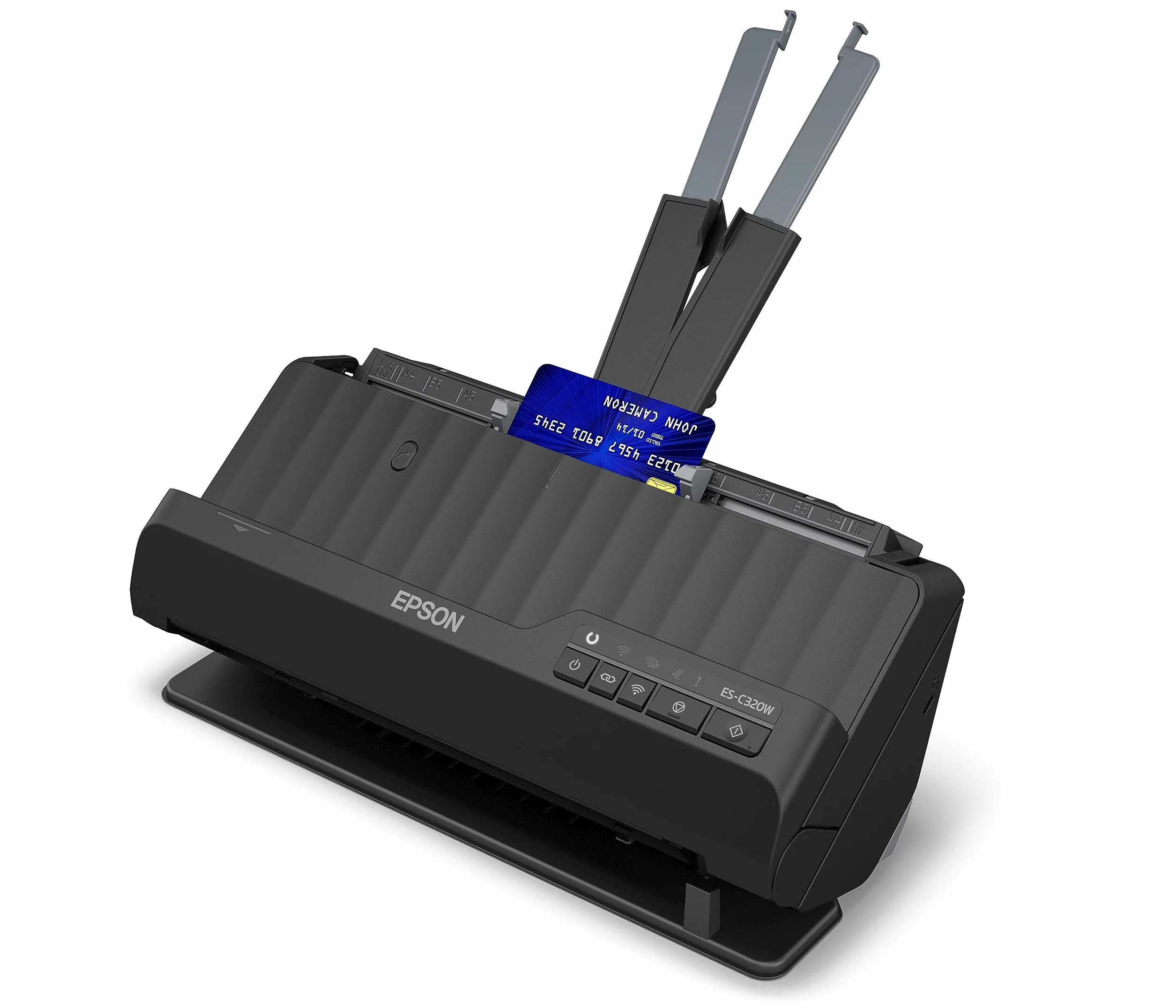 Epson ES-C320W Scanner A4 di Precisione per Documenti e Foto, Connessione Wireless, Ottimizzato per la Gestione dei Documenti, Gestione versatile dei Supporti e Bassi Consumi Energetici