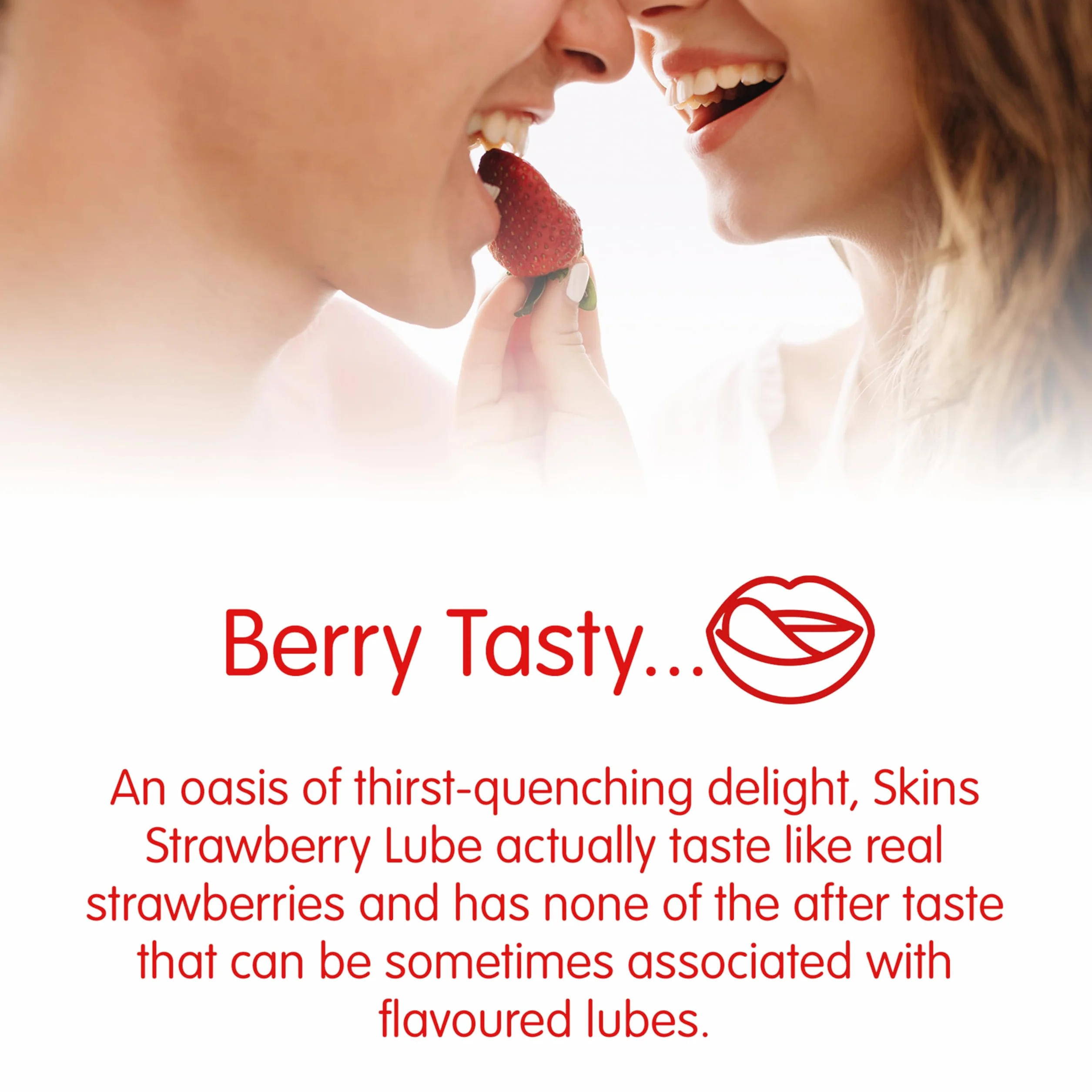 Lubrificante a base d'acqua aromatizzato alla fragola compatibile con preservativo ReAquav8 130 ml