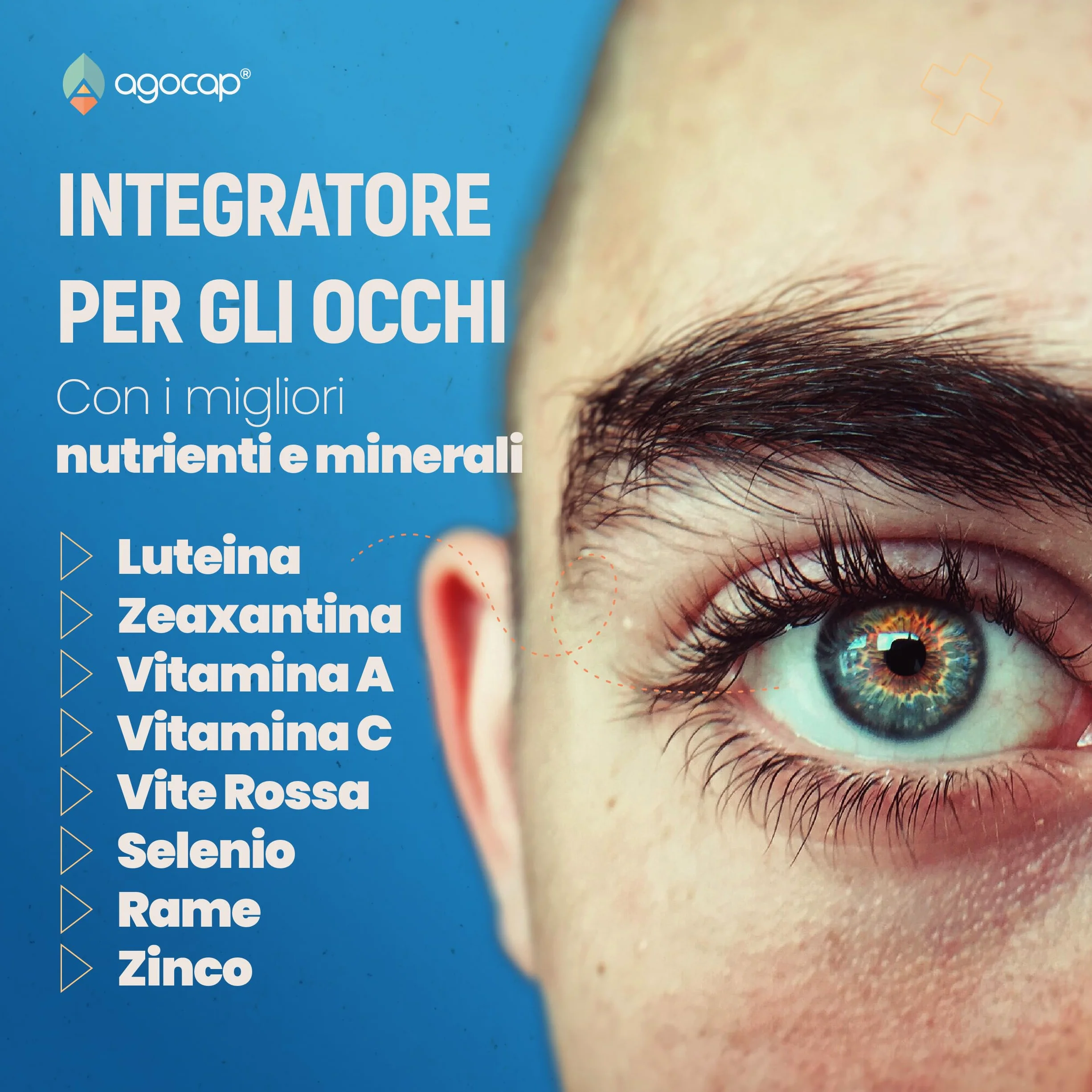 VISTALTOP Luteina Zeaxantina Integratore Occhi Alto Dosaggio 60 cpr