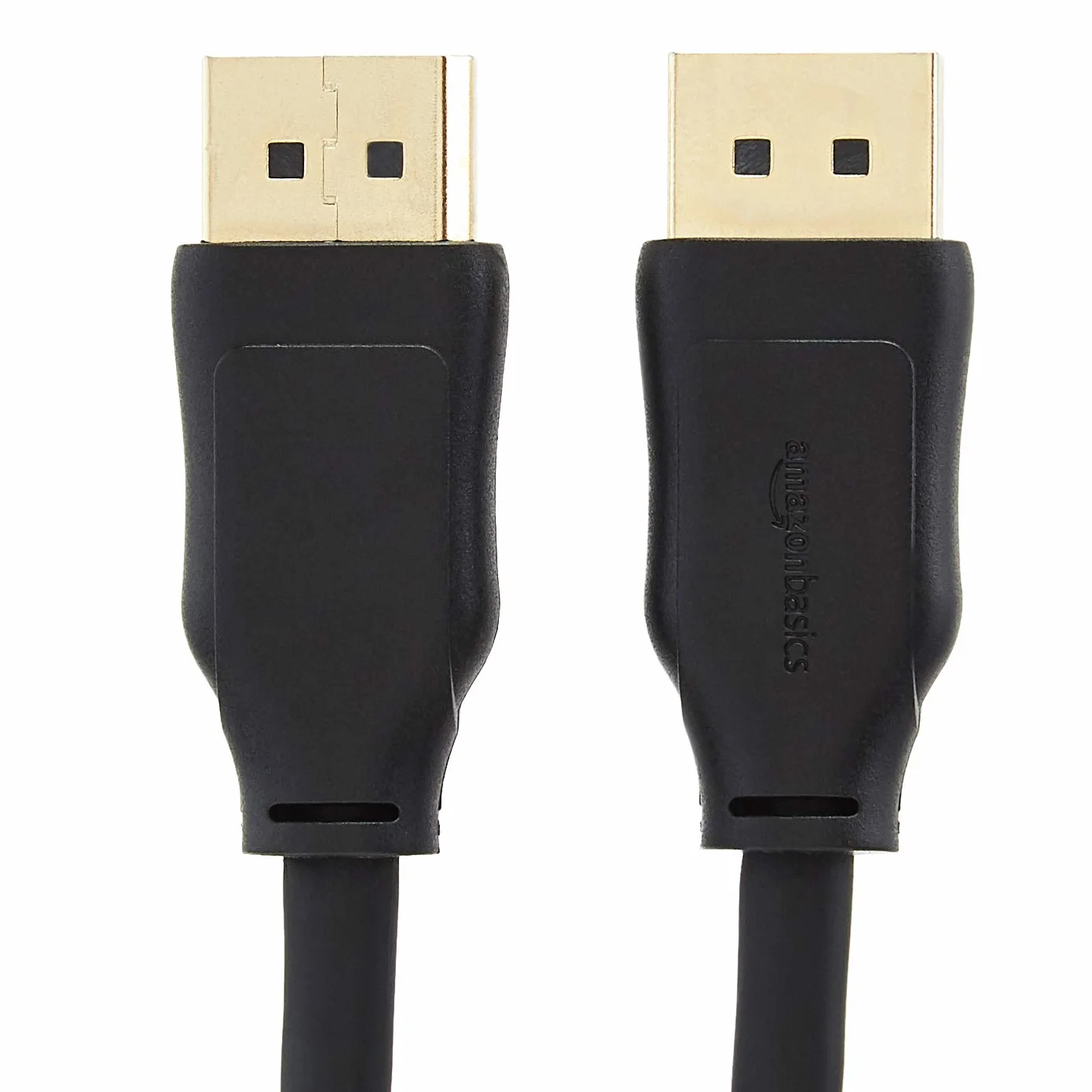 Amazon Basics DisplayPort 1.4 Cable, 32.4Gbps High-Speed, 8K@60Hz, 4K@120Hz, Dynamic HDR and 3D, Gold-Plated Plugs, 6 Foot, Black