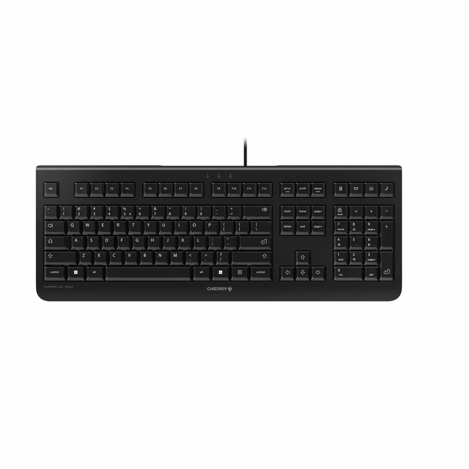 CHERRY KC 1000 Tastiera con filo QWERTY Layout Italia USB Nero