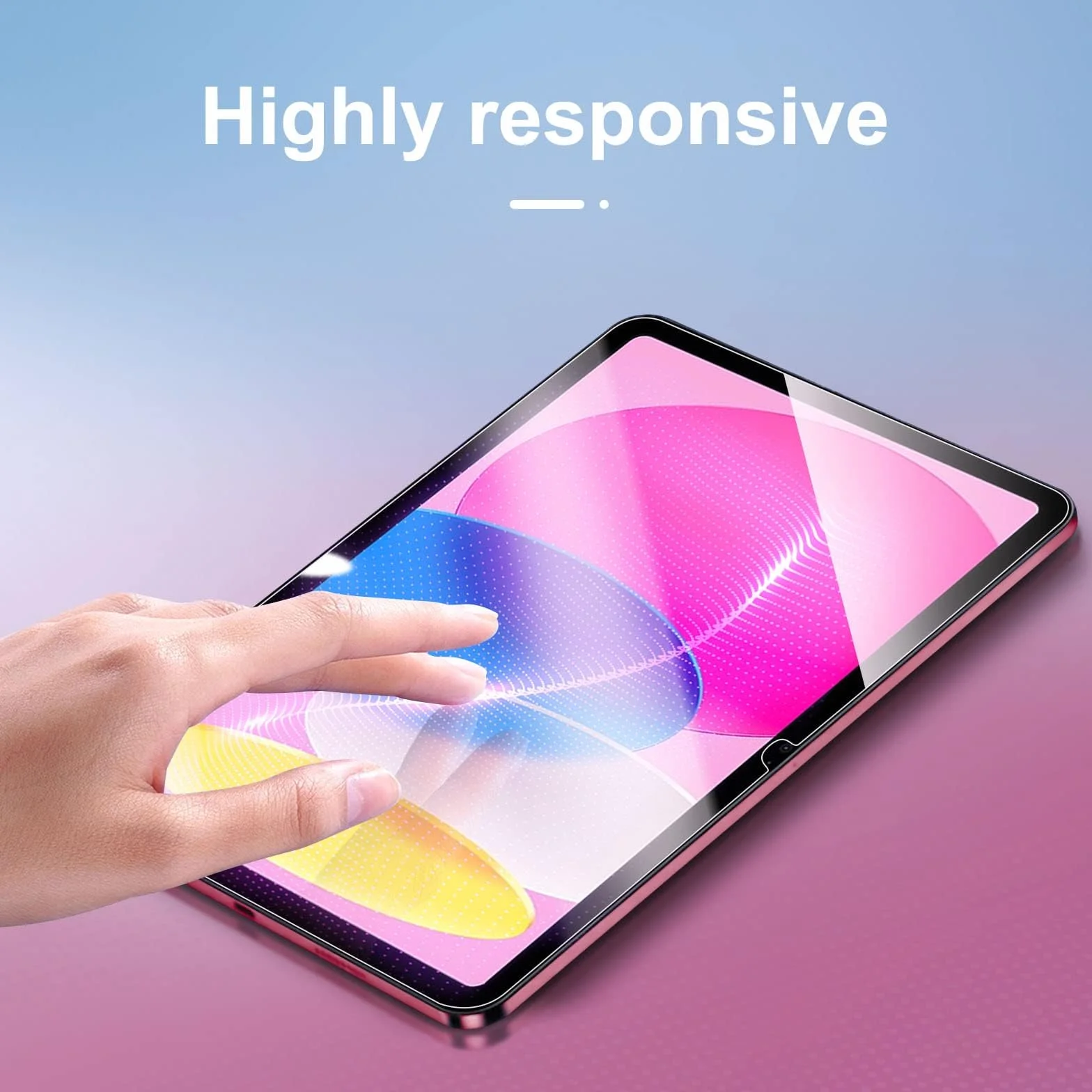 NEW'C Pellicola Protettiva Vetro Temperato 9H per iPad 11a Gen 2025 10a Gen 2022 10,9 Pollici 2 Pezzi