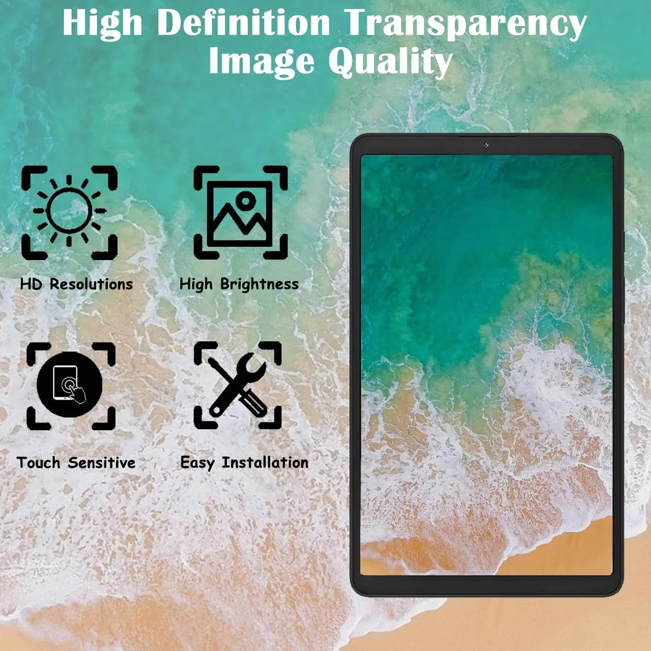 Schermo di ricambio per schermo LCD Samsung Galaxy Tab A9 8.7 X110 con kit