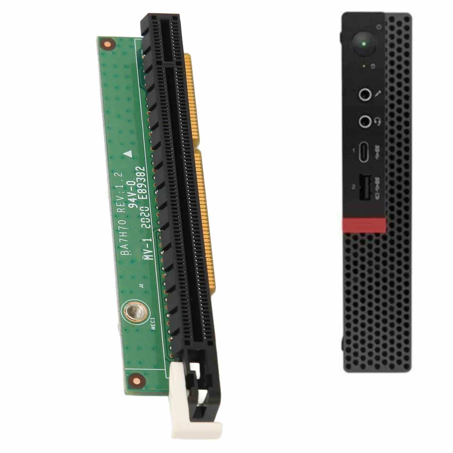 VBESTLIFE Scheda Adattatore Scheda Grafica per Tiny5 M920x M720q P330, Scheda Riser Scheda Grafica per Rx560 P1000 P620 P600 Rx460, 01AJ940 MPN