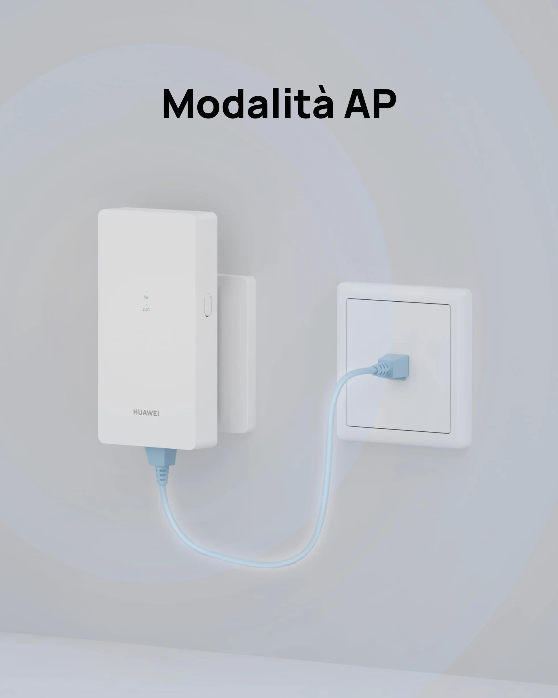 HUAWEI WiFi Extender AX3000, Wi-Fi 6 a Doppia Banda a 3.000 Mbps, Funziona con la Maggior Aprte dei Router Wi-Fi, Modalità AP, Connessione alla Rete con un Solo Clic, Garanzia di 30 Mesi