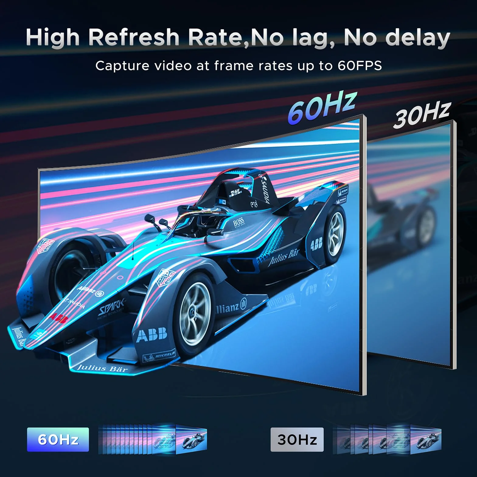 XIIXMASK Scheda di acquisizione video, Scheda di acquisizione USB 3.0 4K HDMI Loop-Out, acquisizione video 1080P 60FPS/2K 30FPS per lo funziona per PS5/Switch/fotocamera/PC/OBS(nero)