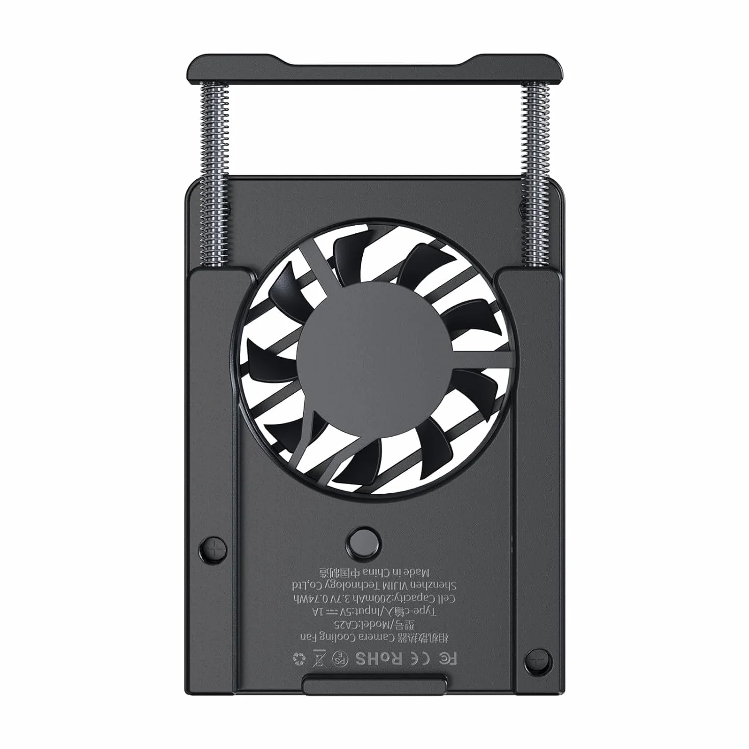 ULANZI CA25 Ventola di Raffreddamento per Fotocamera con Fissazione Molleggiato, Sistema di Cooling Fan per Fotocamera, Monitoraggio in tempo reale, Compatibile con Sony/Canon/FUJIFILM/Nikon