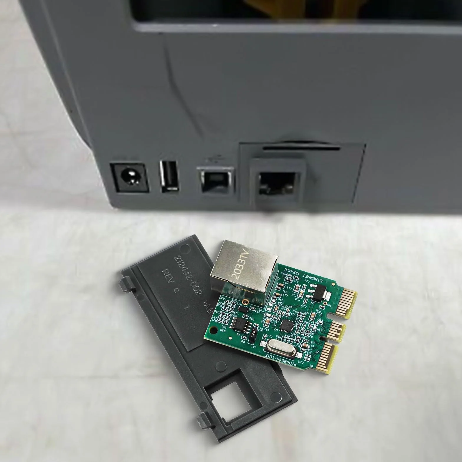 Scheda di rete cablata per Zebra ZD410/ZD420C/D/T modulo di aggiornamento Ethernet P1080383442