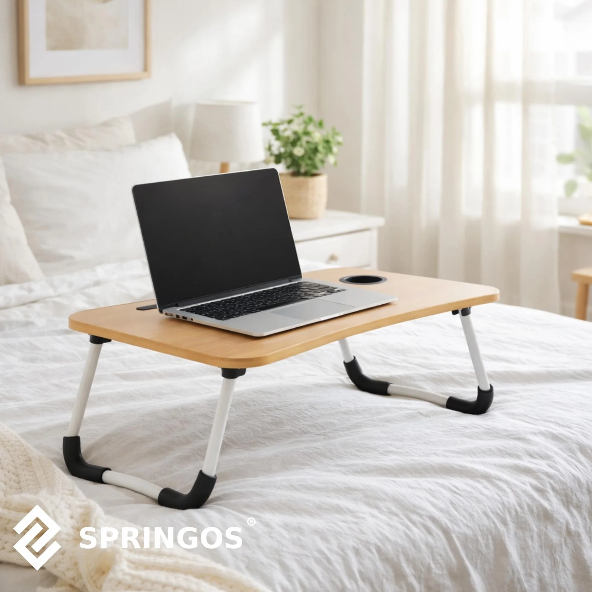 SPRINGOS Tavolo pieghevole per computer portatile
