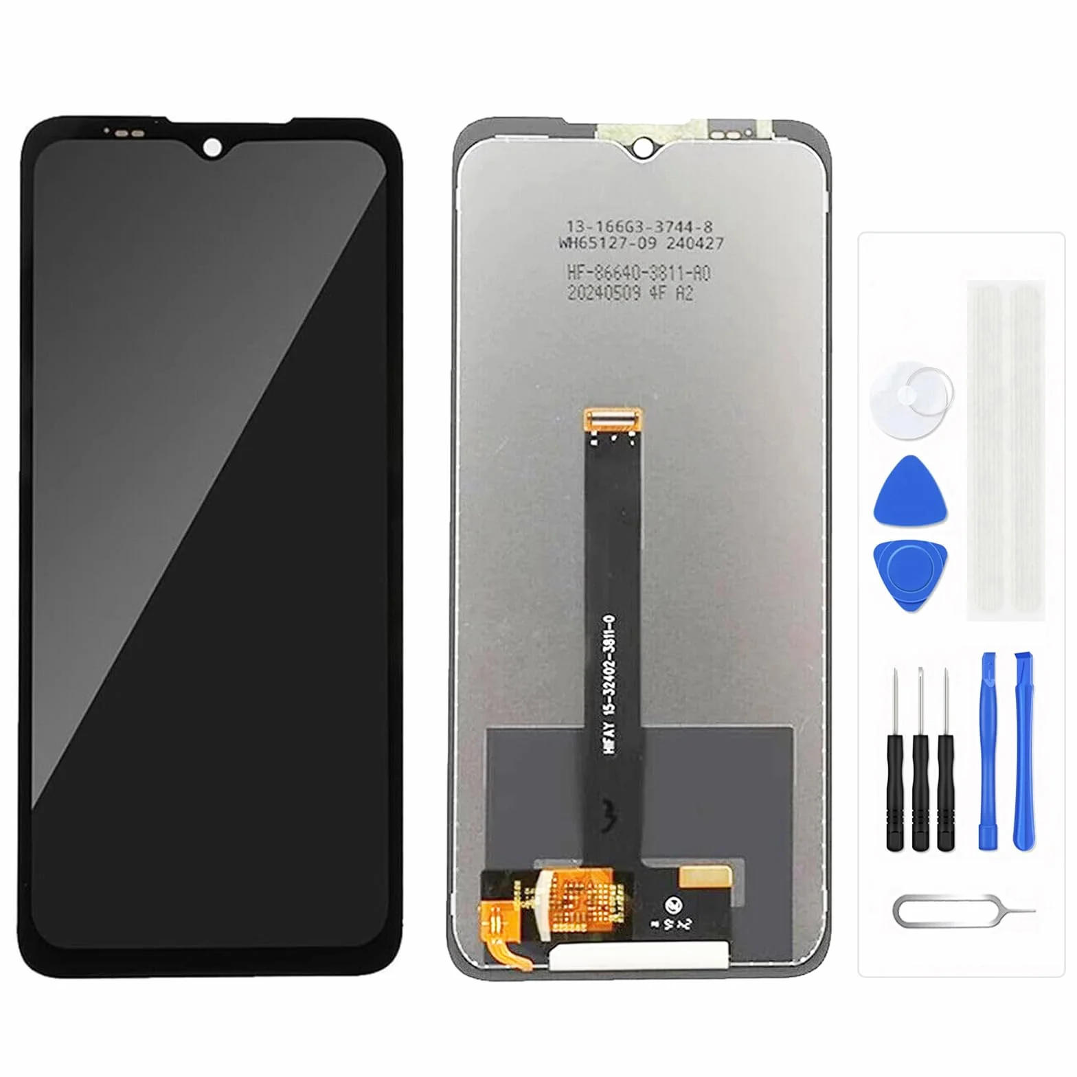 Schermo LCD per Cubot Kingkong Ace 3 LCD Display Digitizer Vetro Touch Schermo Ricambio (Nero)