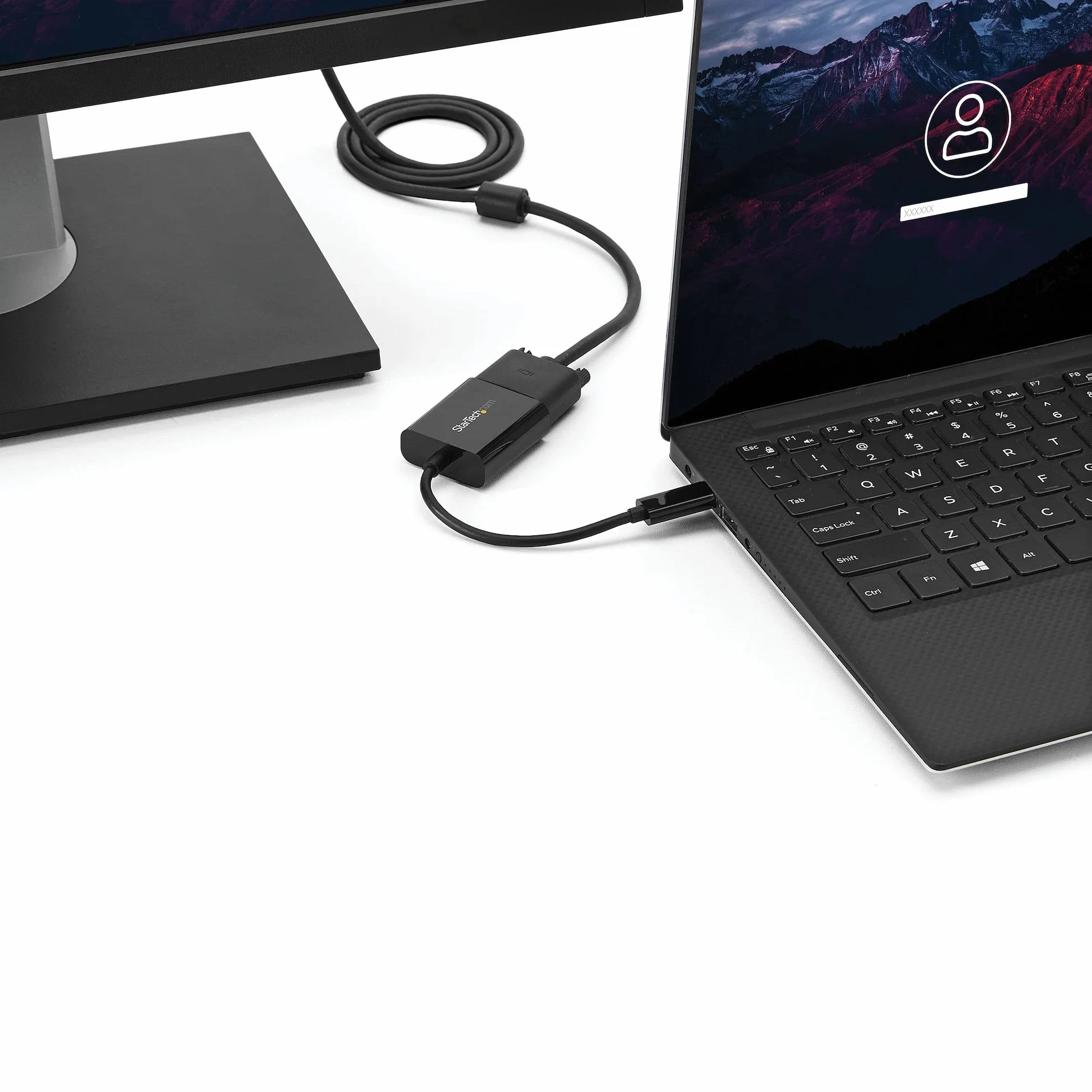 StarTech.com Adattatore USB-C a VGA 1080p Convertitore video per MacBook Pro Nero CDP2VGAEC