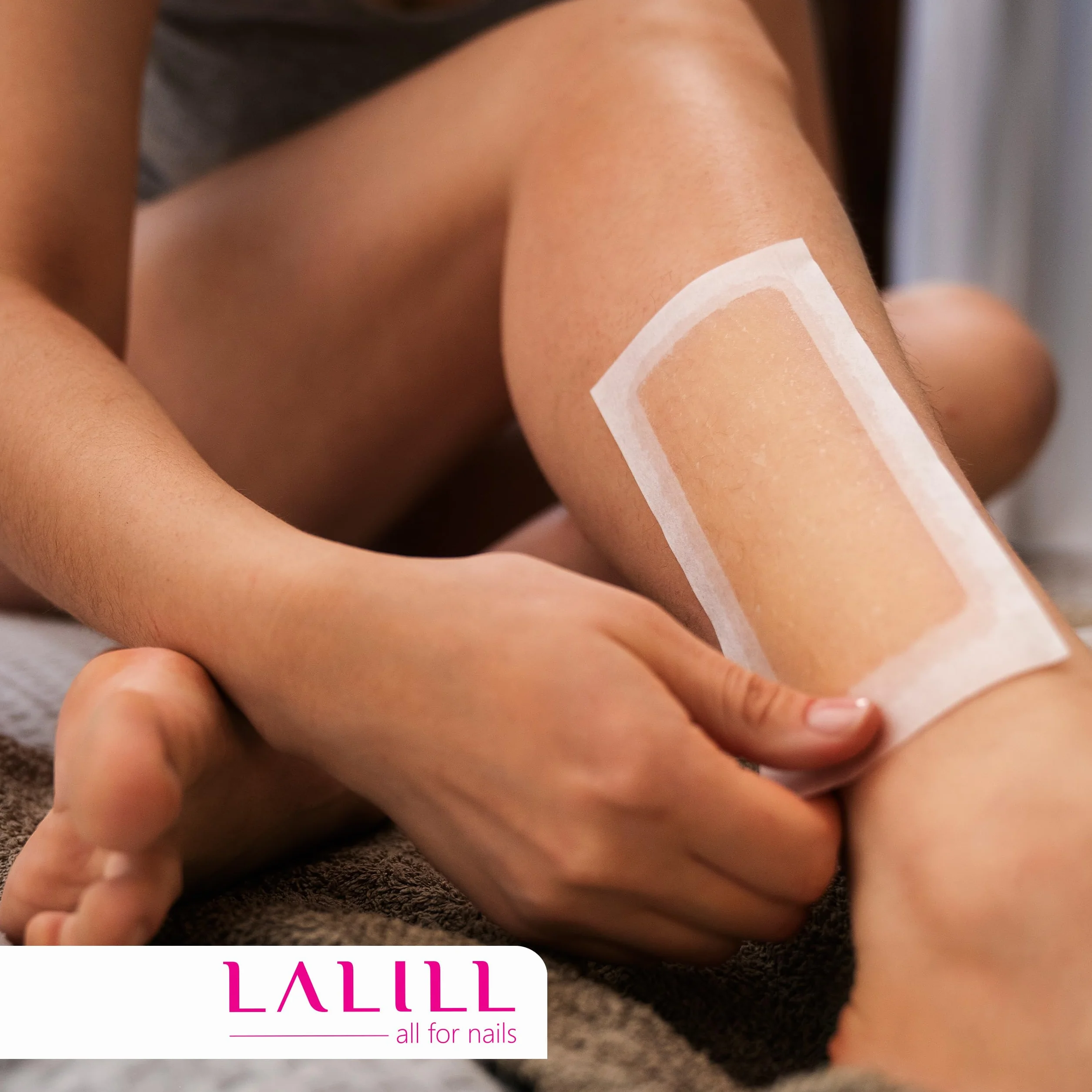 LALILL Strisce in Pile 100 Pezzi per Depilazione con Cera Calda Viso Corpo