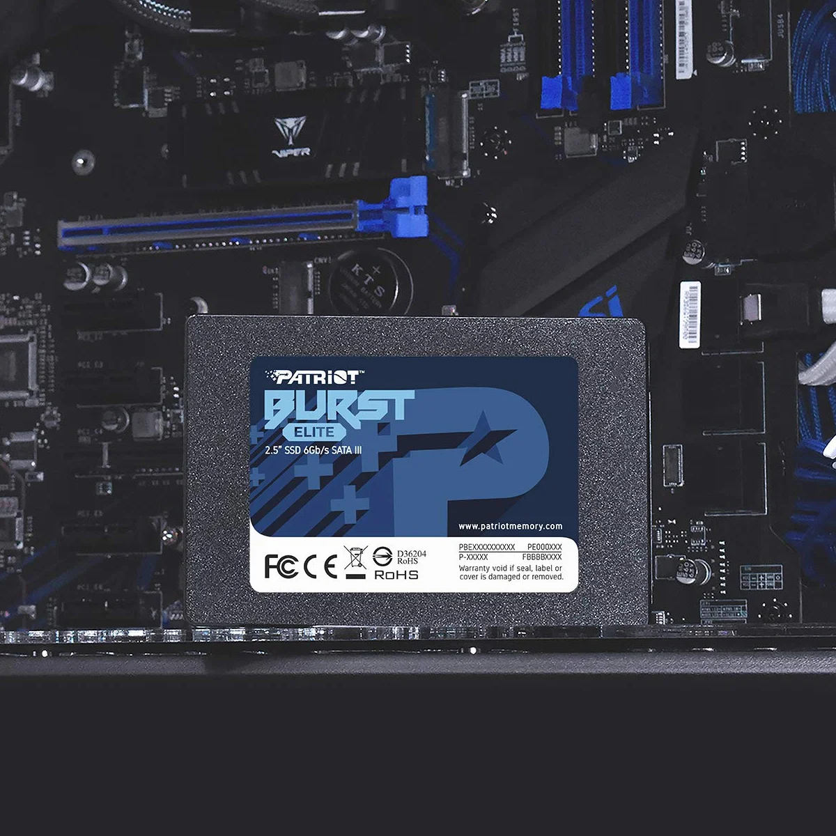 Patriot Memory SSD Unità a Stato Solido SATA 3 2.5" Interno 120GB BURST ELITE 6 Gbps