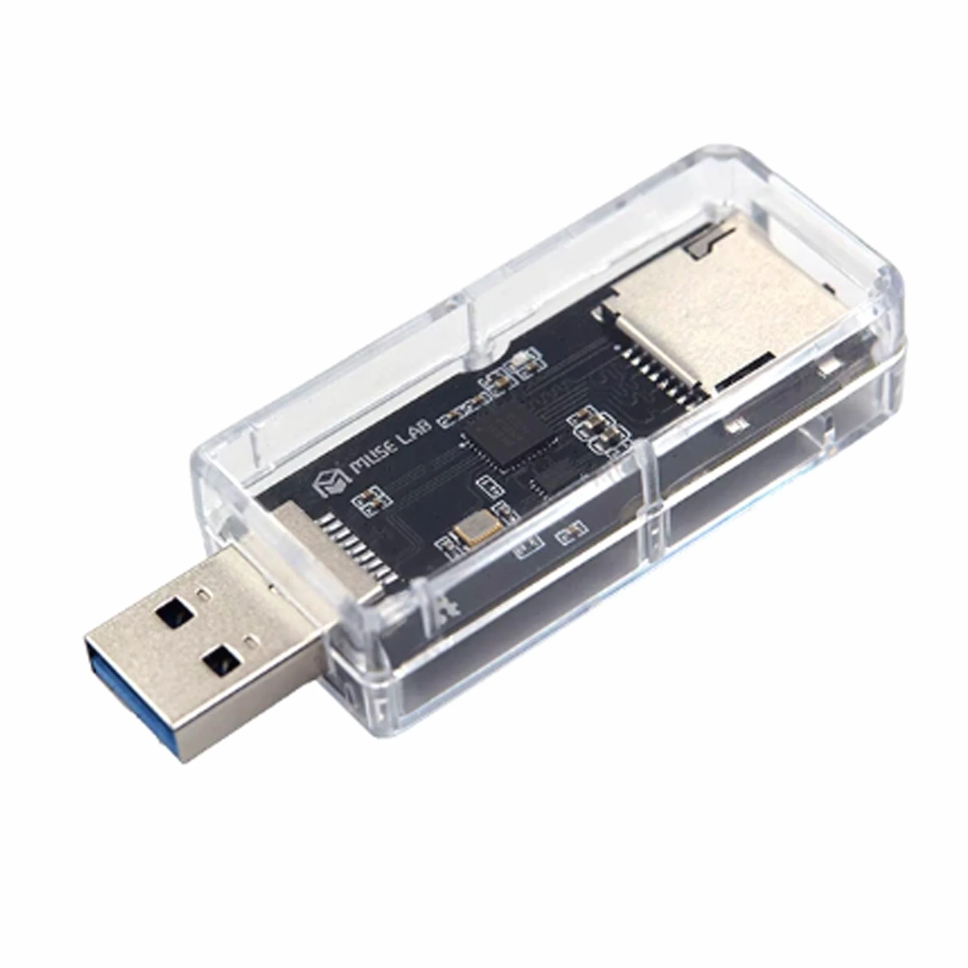 Lettore di schede SD USB 3.0 GL3224, hardware open source, velocità di trasferimento fino a 100 MB/s, con interruttore di protezione da scrittura (5)