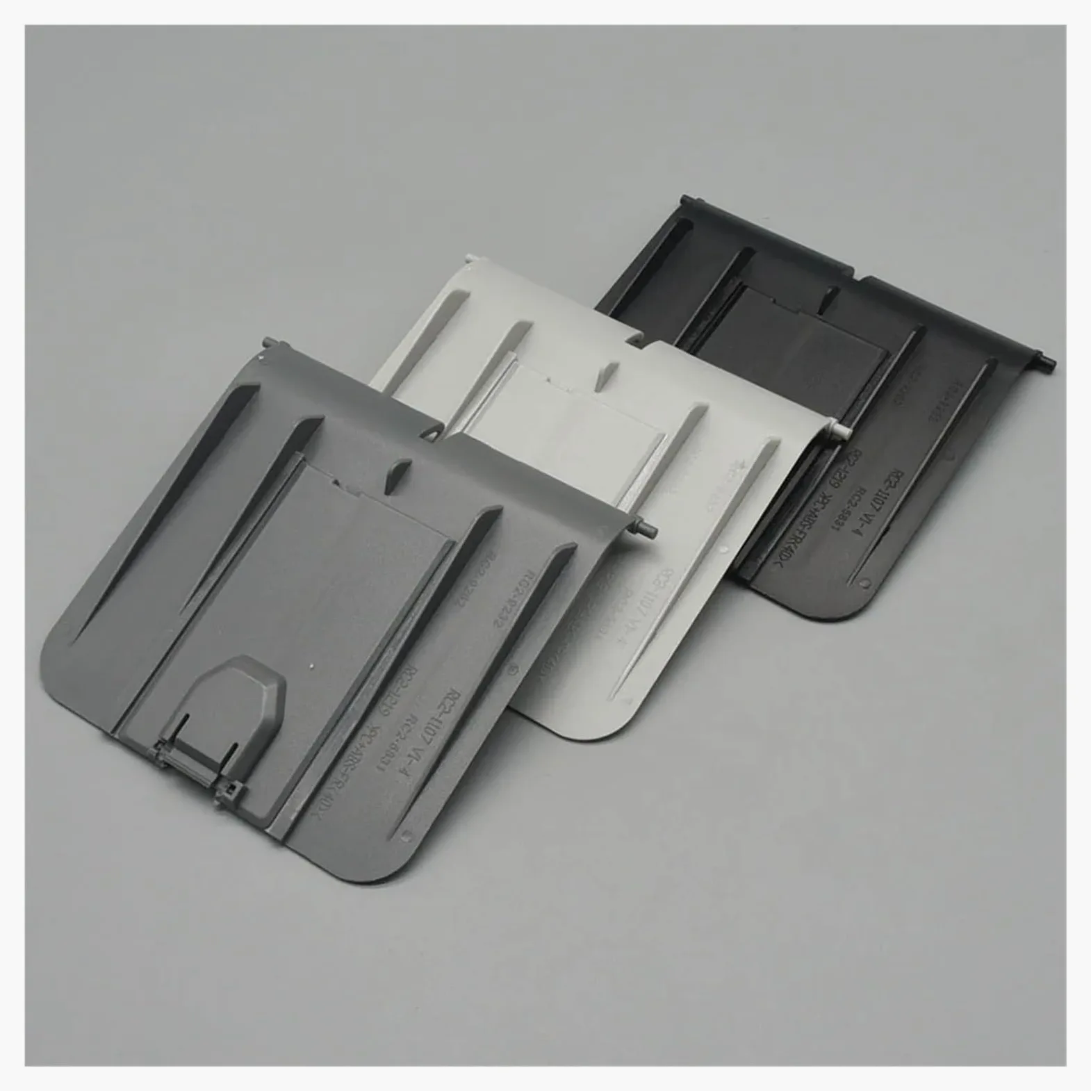 10X vassoio uscita carta, compatibile con HP, P1102 P1102 | P1005 P1006 P1007 P1008 P1100 P1106 P1108 P1607, RM1-6903-000(Dark Grey)