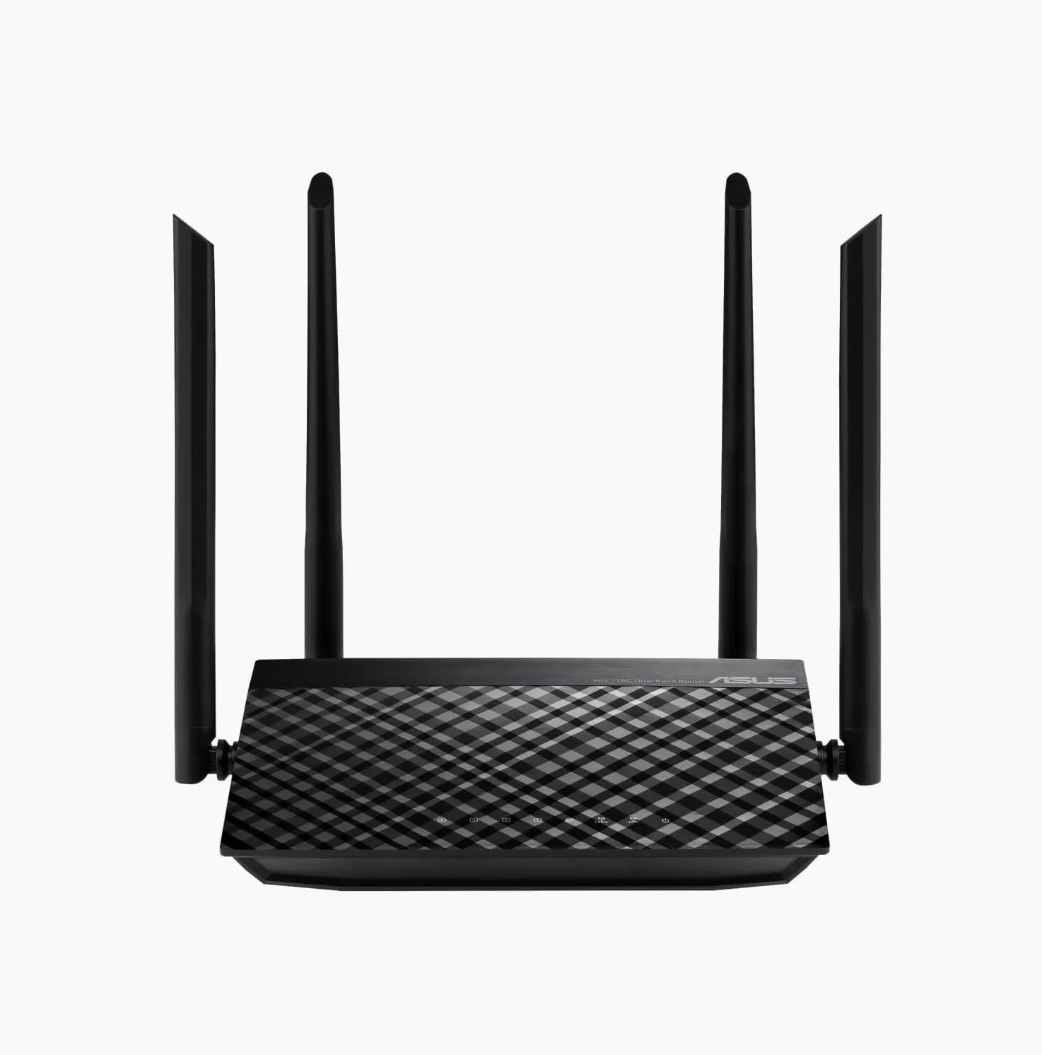 ASUS RT-AC1200 V2, Router a Doppia Banda, Per Modem Operatore e ONT, Nero | Wi-Fi 802.11ac, Velocità di 300 (2,4 GHz) + 867 Mbps (5GHz), Quattro Antenne, Parental Control e ASUS Router App