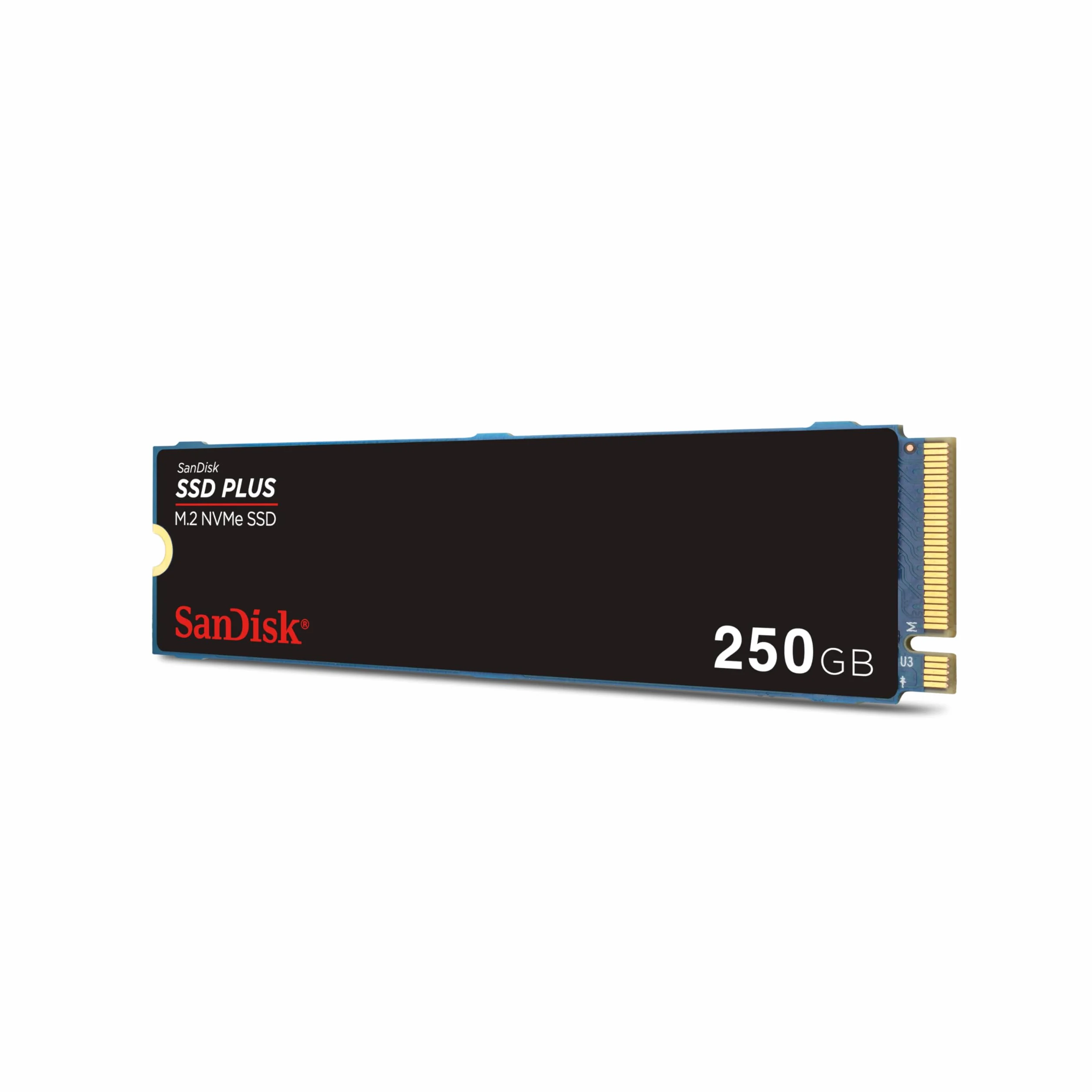 SanDisk SSD Plus 250GB, M.2 2280 PCIe Gen3 NVMe SSD, con velocità di lettura fino a 2400 MB/s