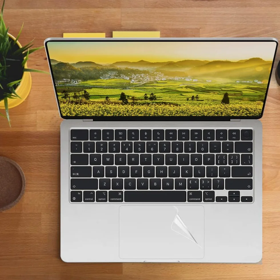 Confezione da 2 pellicole protettive opache per MacBook Pro 2024 da 14 pollici, chip M4 A3112, A3185, A3401, satinate, antigraffio, antipolvere, per tastiera touch pad (per pro 14 pollici)