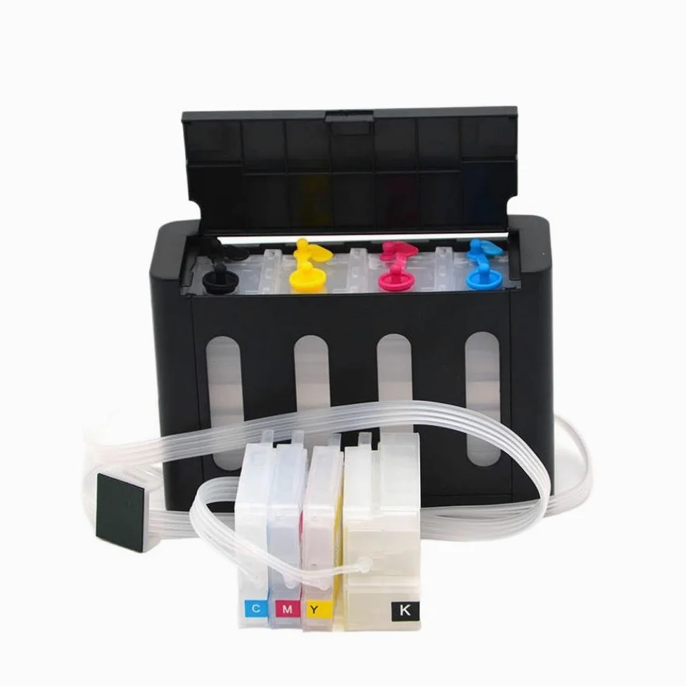 di inchiostro CISS sfuso con chip di ripristino automatico compatibile con OfficeJet Pro 7720 7730 7740 8210 8216 8702 8710 8715 8720 8725 8730 8740