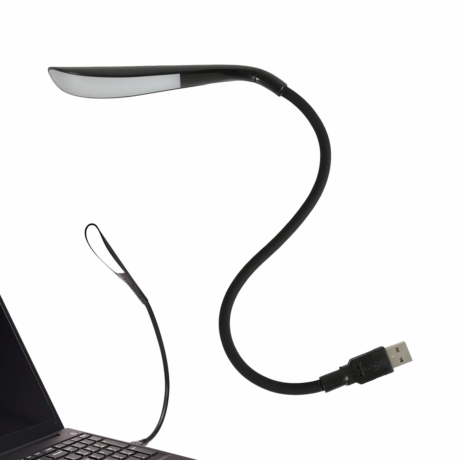 Lampada USB Per PC, Lampada USB Per PC Portatile, Lampada LED USB Per Tastiera Computer, Lampada Da Lettura Per Tastiera Del Computer, Luce USB Regolabile Per Laptop, Luce USB Portatile, Nero