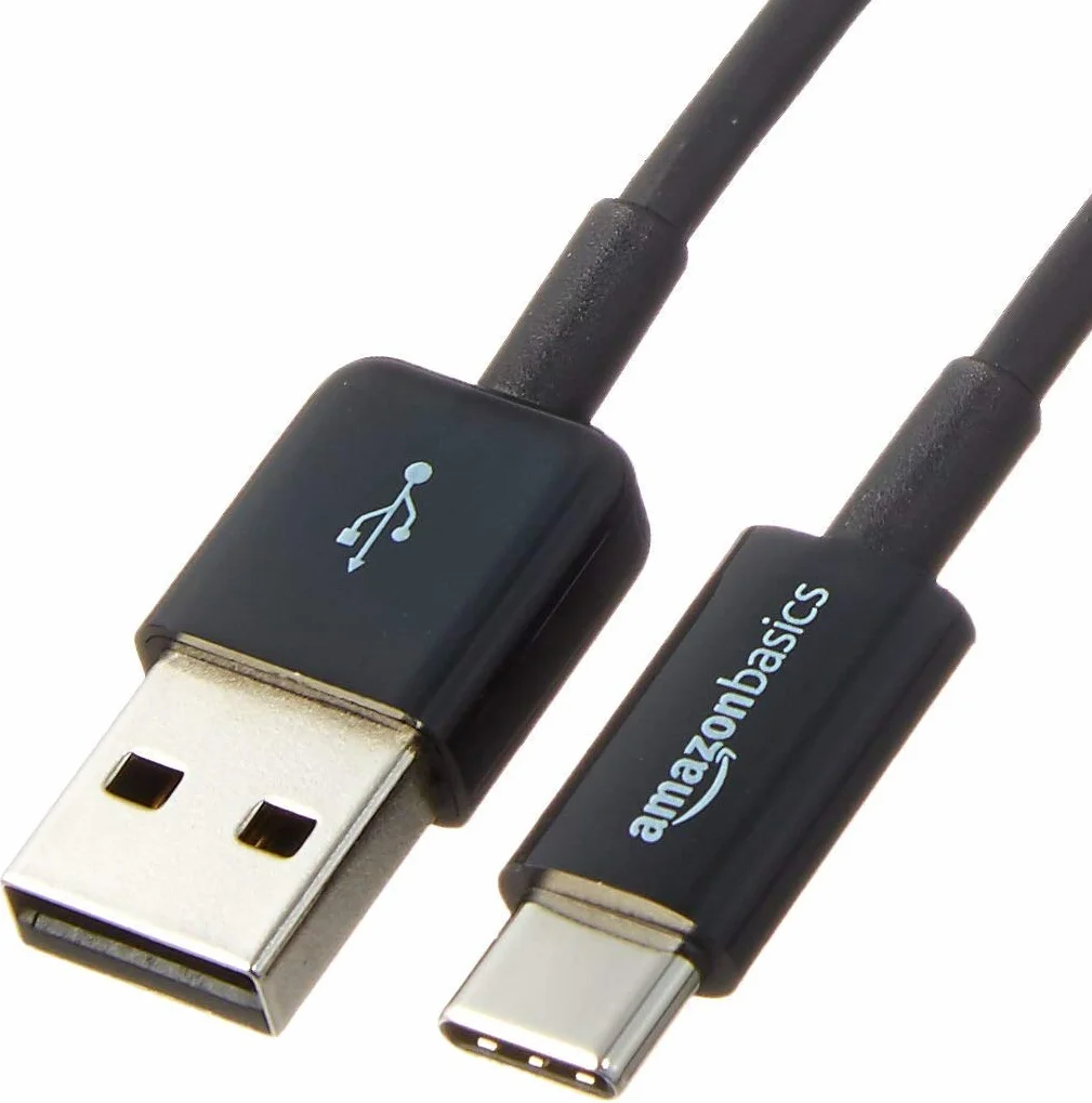Amazon Basics Kabel USB-C na USB-A 2.0 480 Mbps 1.8 m Czarny