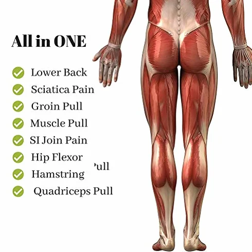 Tutore per l'inguine e l'anca in neoprene traspirante per dolore alla sciatica e stiramenti