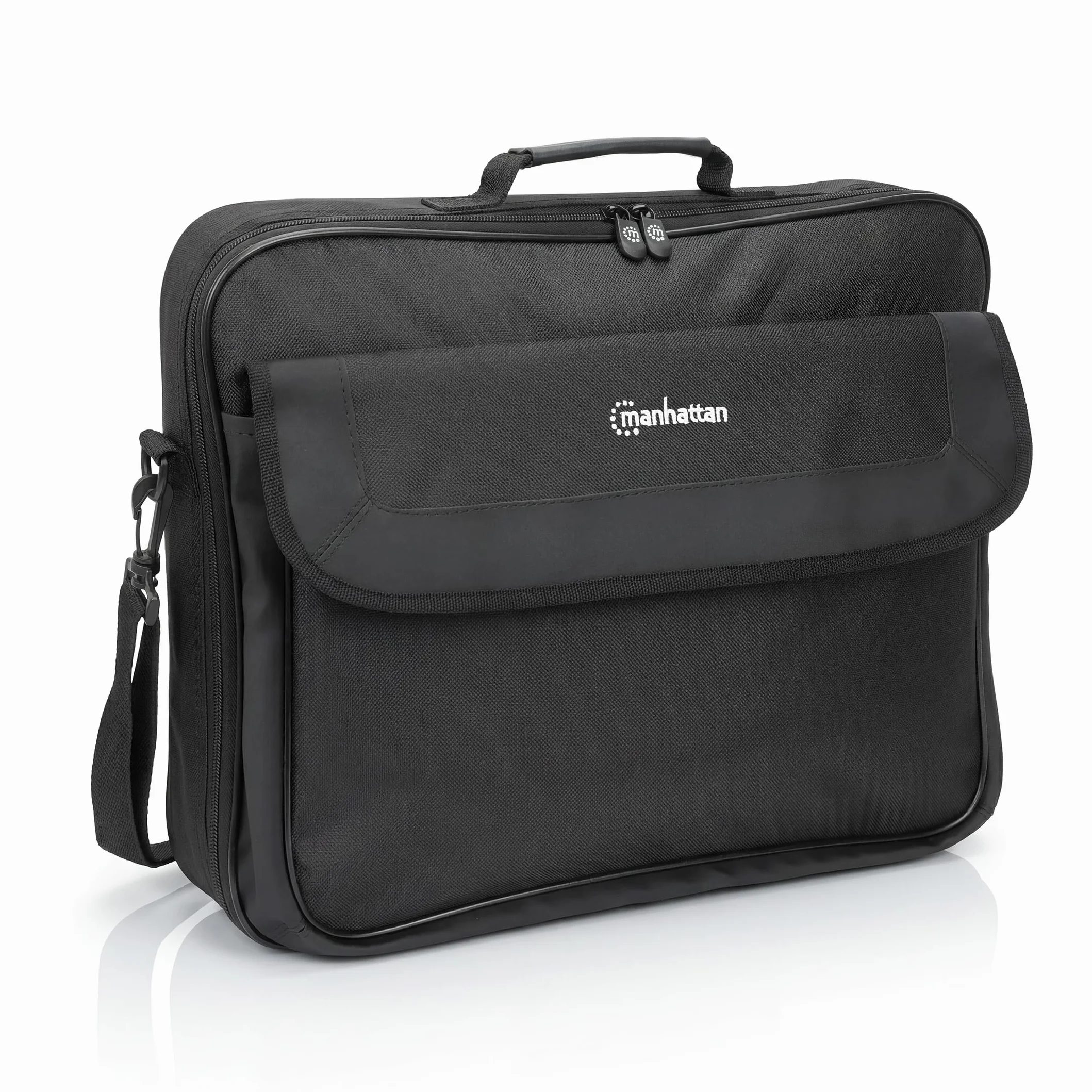 Manhattan Cambridge Clamshell - Borsa da viaggio da 15,6", colore: Nero
