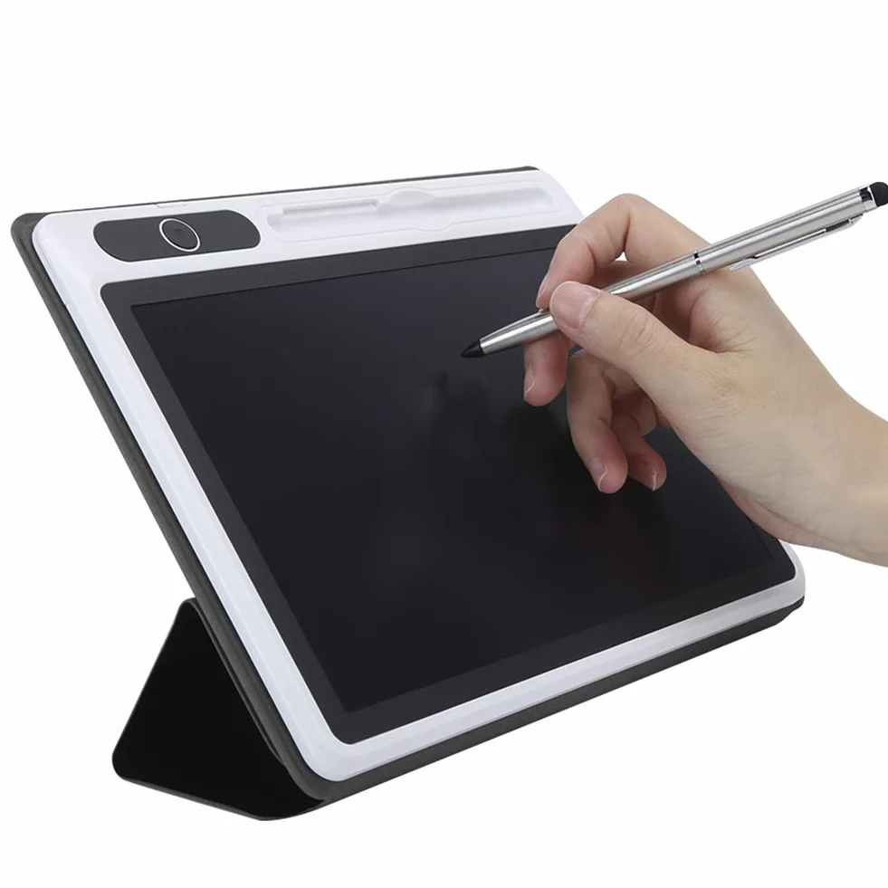 Ejoyous Lavagna LCD 9 Pollici Blocco Note Elettronico Scrittura a Mano Tavolo da Disegno con Custodia Protettiva Nero