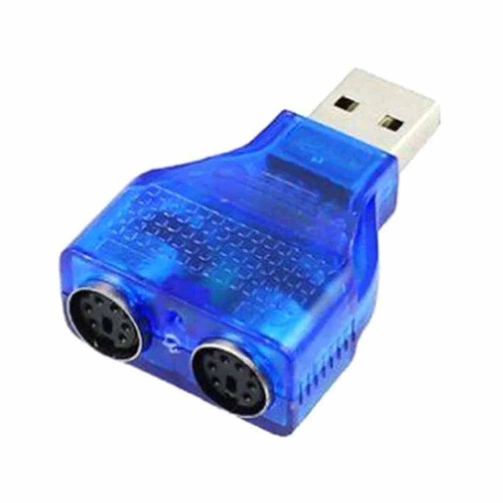 Adattatore convertitore USB maschio per PS2 femmina per PC, tastiera, mouse e cavo