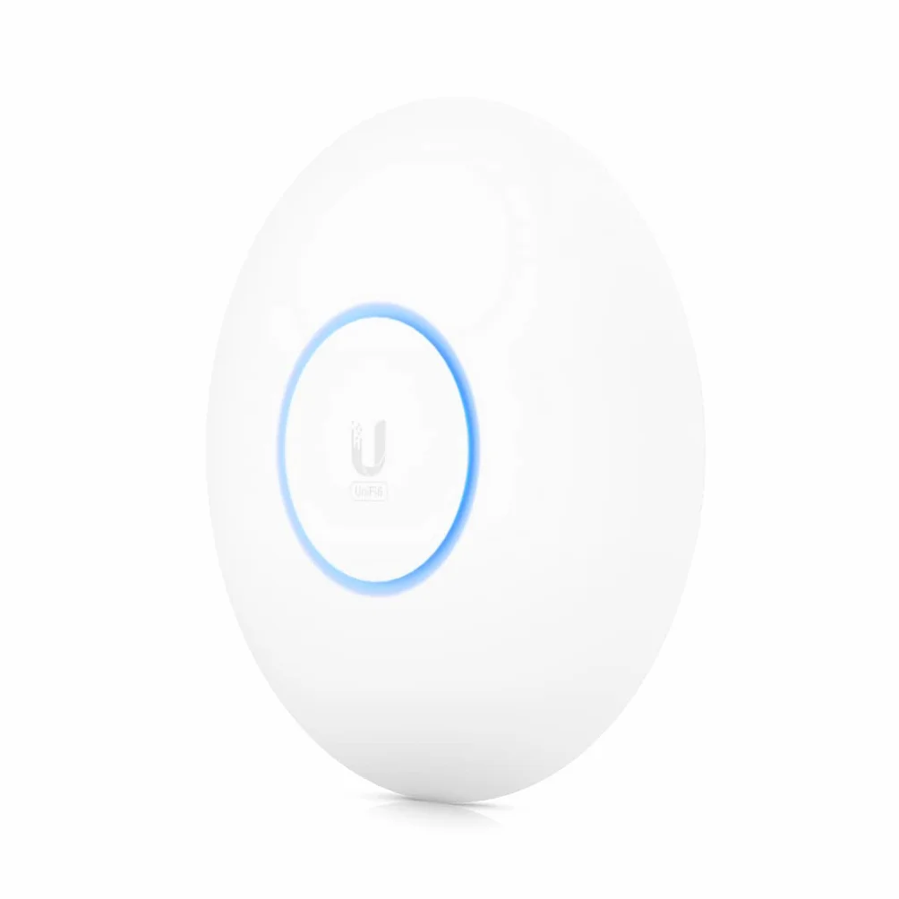 Ubiquiti U6-PRO Access Point WiFi 6, UniFi, Dual-Band, 5.3 Gbps, 4x4 MIMO, IP54, PoE+, Bianco