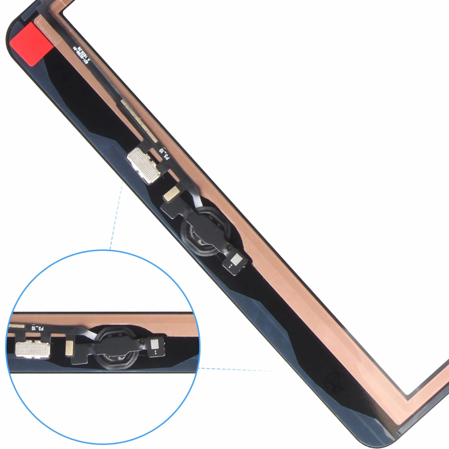 Atwist Schermo per iPad 10.2 9th 2021 Generazione Touchscreen, Schermo per a2602 Touch Screen Digitizer Vetro Sostituzione A2602 A2603 A2604 A2605(con Home Buttone,Non LCD) (Nero)