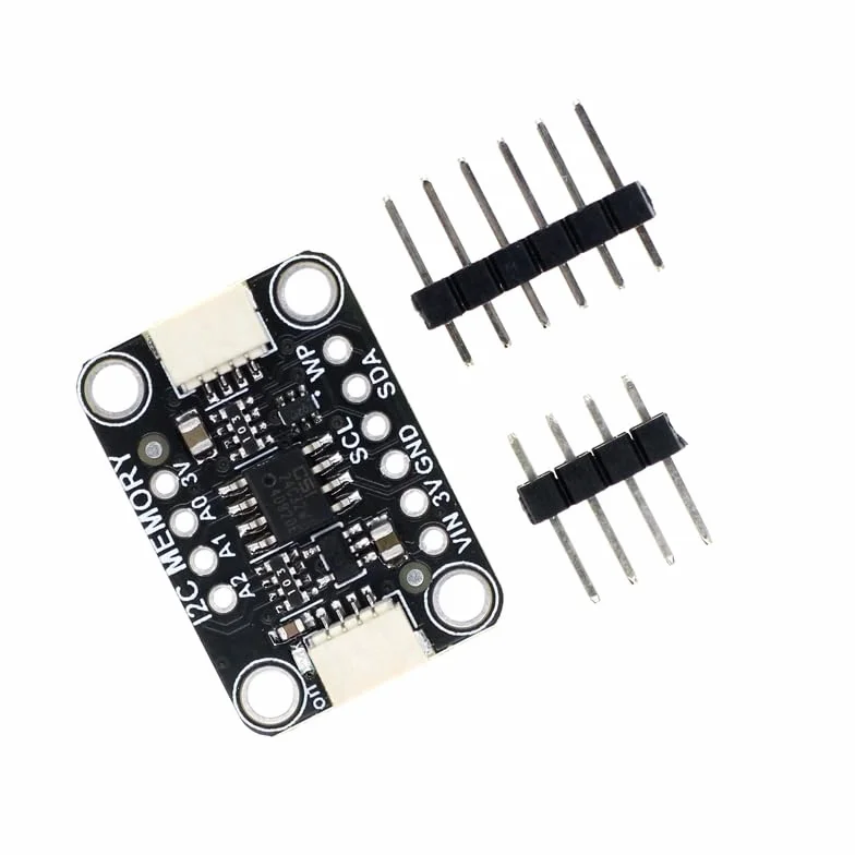 Modulo di Memoria 12C EEPROM, Modulo di alimentazione interfaccia IIC, DC 2,5 V-5,5 V 32 Kbit (4 KB) per Archiviazione Dati, Tensione di Alimentazione Compresa tra 2,5 V e 5,5 V
