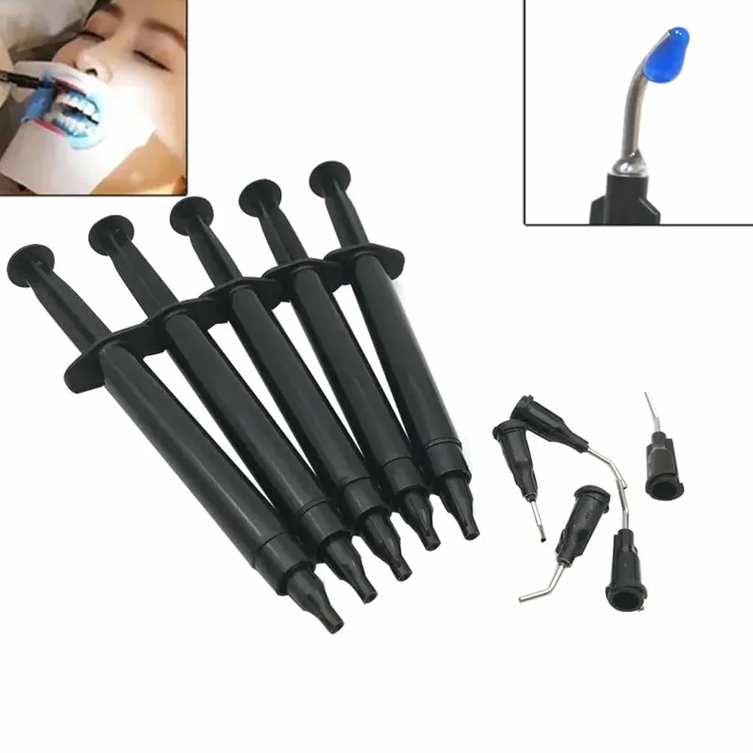 Sbiancamento dentale professionale 6 punte gel protettivo gengivale 3 ml siringa dentale