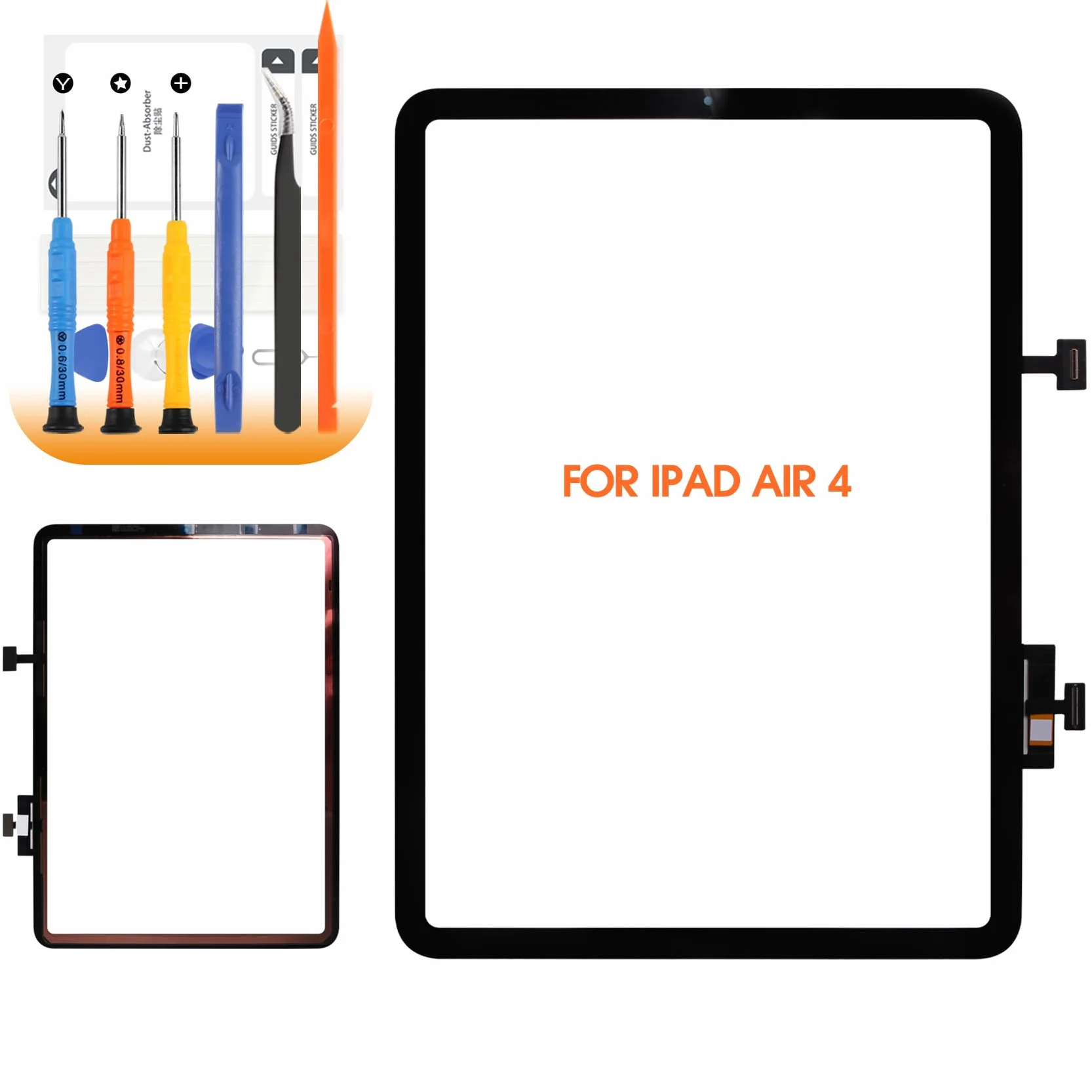 Per iPad Air 4 Touch Screen per iPad Air4 10.9 pollici schermo per iPad Air 4th Generation A2324 A2072 A2325 A2316 digitalizzatore schermo nero