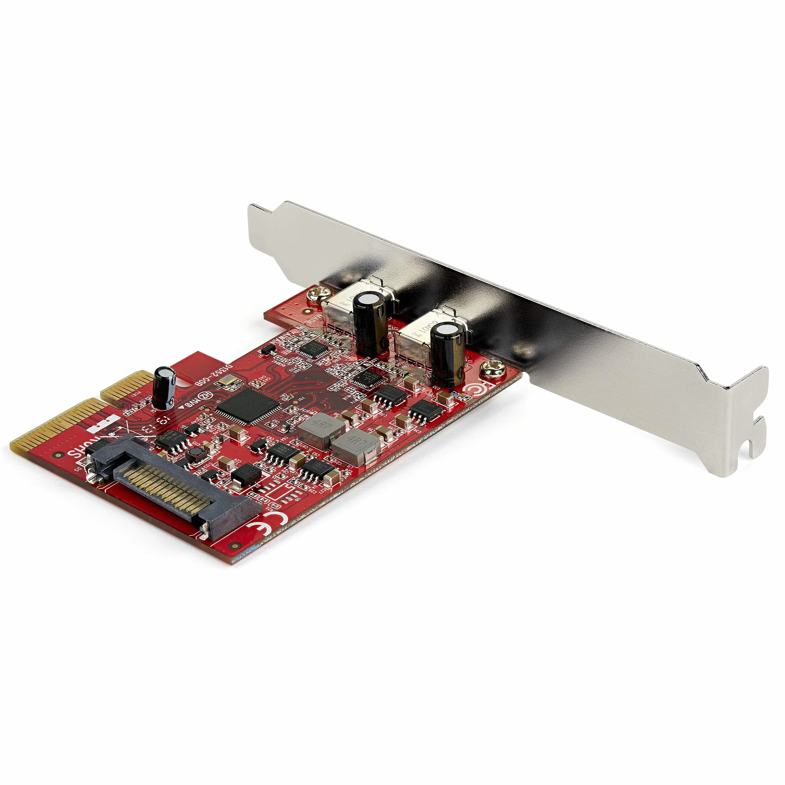 StarTech.com Scheda PCIe a 2 porte USB 3.1 (10Gbps), PCIe Gen 3 x4, ASM3142 Chipset, Scheda PCI Express USB Tipo C (PEXUSB312C3)