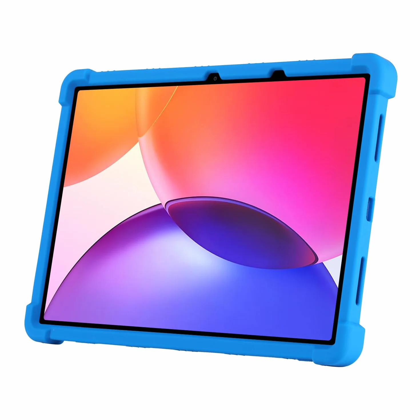Compatibile Per TCL TAB A1 Plus 12.2 inch 9445X Tablet Custodia protettiva in Silicone Cover con Funzione di Supporto Custodia protettiva con copertura totale contro le cadute (Rosa)