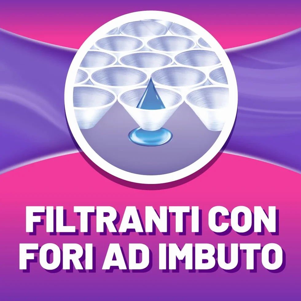LINES SETA ULTRA NOTTE con ali, 64 assorbenti per ciclo mestruale, protezione notte, ipoallergenico, super assorbente
