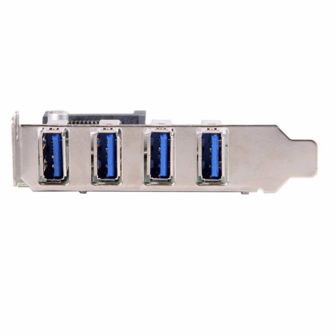 chenyang CY Low Profile 4 Ports PCI-E to USB 3.0 HUB PCI Express Expansion Card Adapter 5Gbps for Motherboard