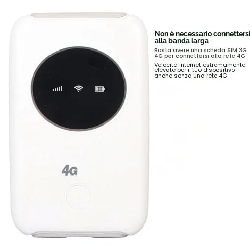 Router Mobile con Slot per Scheda SIM, Router da Viaggio Hotspot Mobile Mini Tascabile USB 4G LTE 300 Mbit WiFi 5G Sbloccato 3200 MAh, WiFi Portatile per Casa e Viaggio