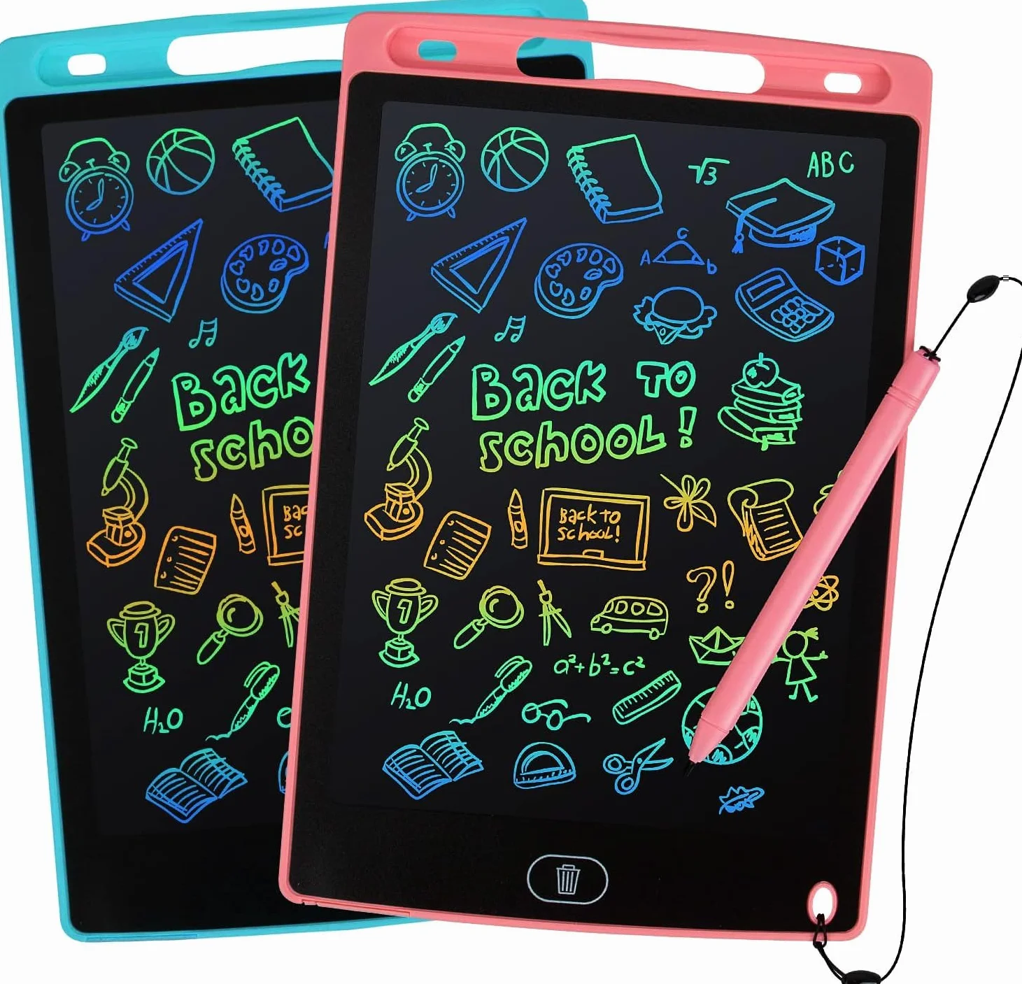 Tavoletta Grafica LCD Bambini 8,5 Pollici Display Colorato Lavagna Cancellabile Portatile Regalo Educativo