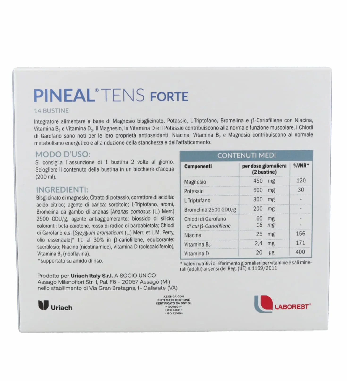 Pineal Tens Forte 14 bustine