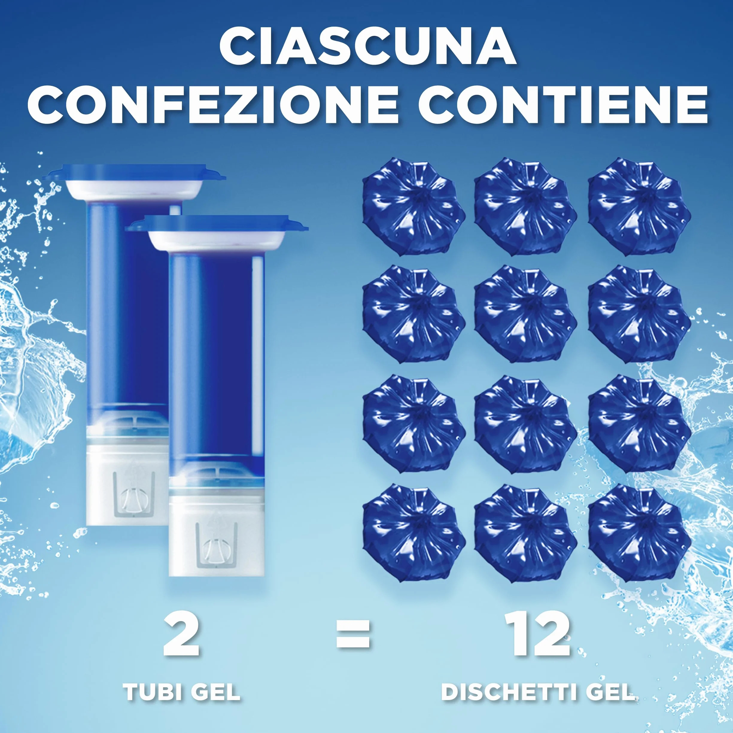 Duck Fresh Discs 36 Dischi Gel Igienizzanti WC Ricariche 6 Formato Scorta