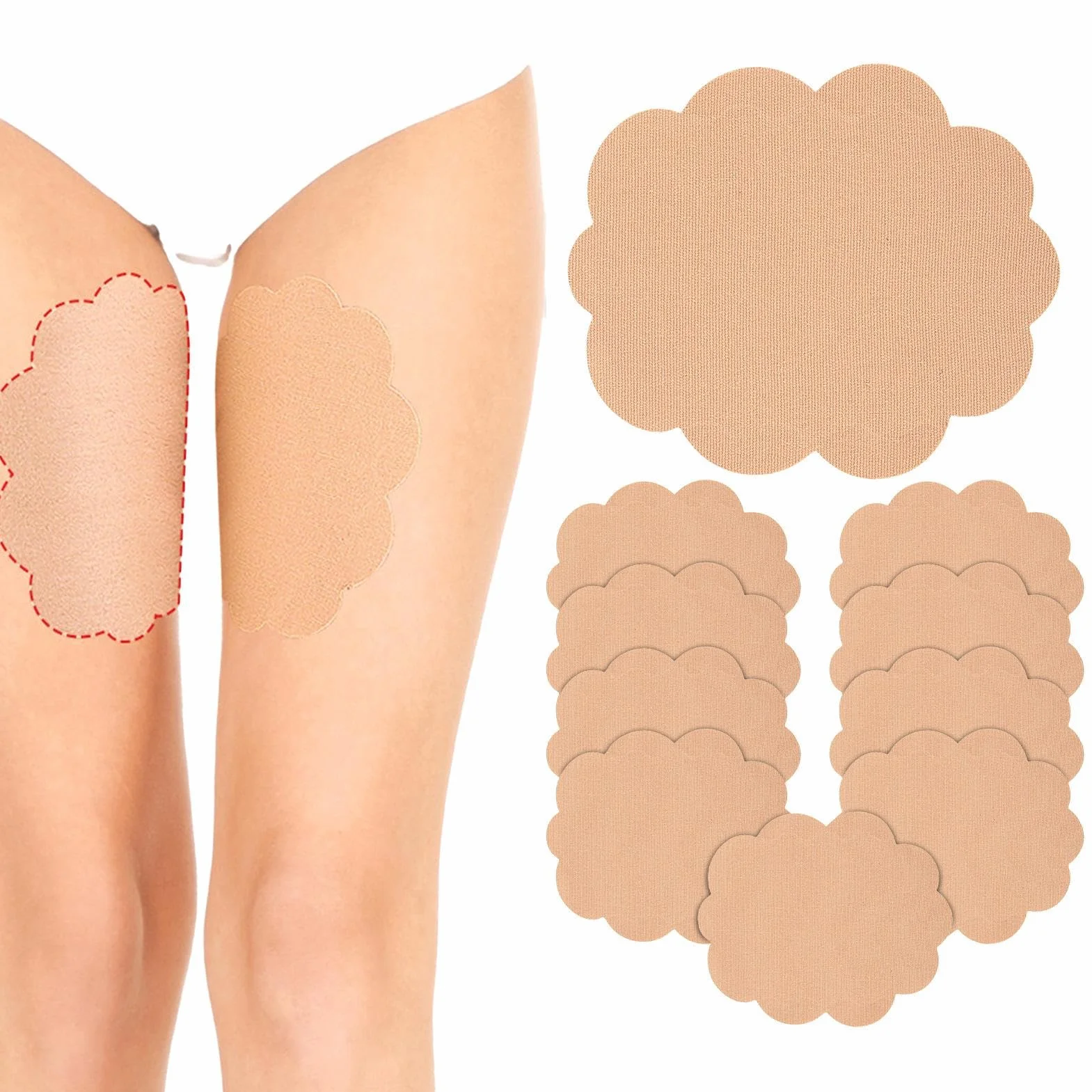 Cerotti Antisfregamento Cosce 10 Pezzi Fascie Ultra Resistenti Adesivi Invisibili Anti-Traspirazione Donna Uomo
