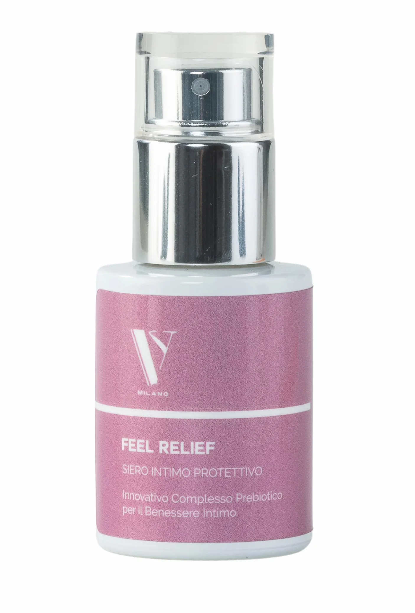 FEEL RELIEF Spray Intimo Prebiotico 15ml - Siero Riequilibrante Microbiota e pH - Antimicrobico Candida Cistite - 98,8% Naturale
