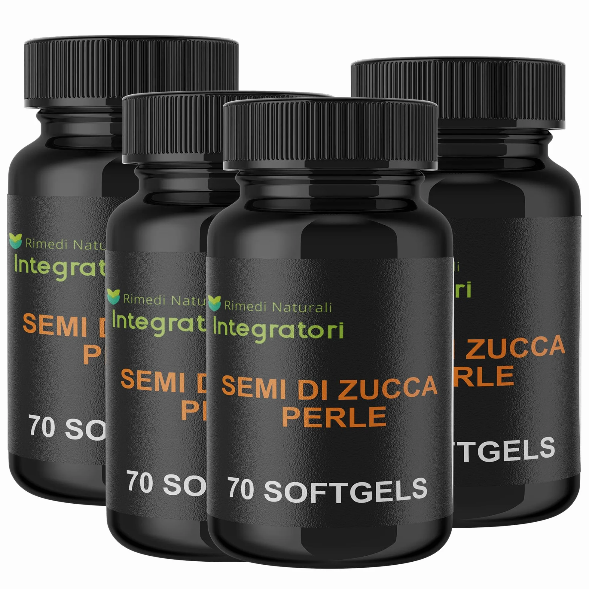 Semi Di Zucca 280 Perle Softgels Olio Spremuto a Freddo Acido Linoleico Oleico Omega 3-6-9
