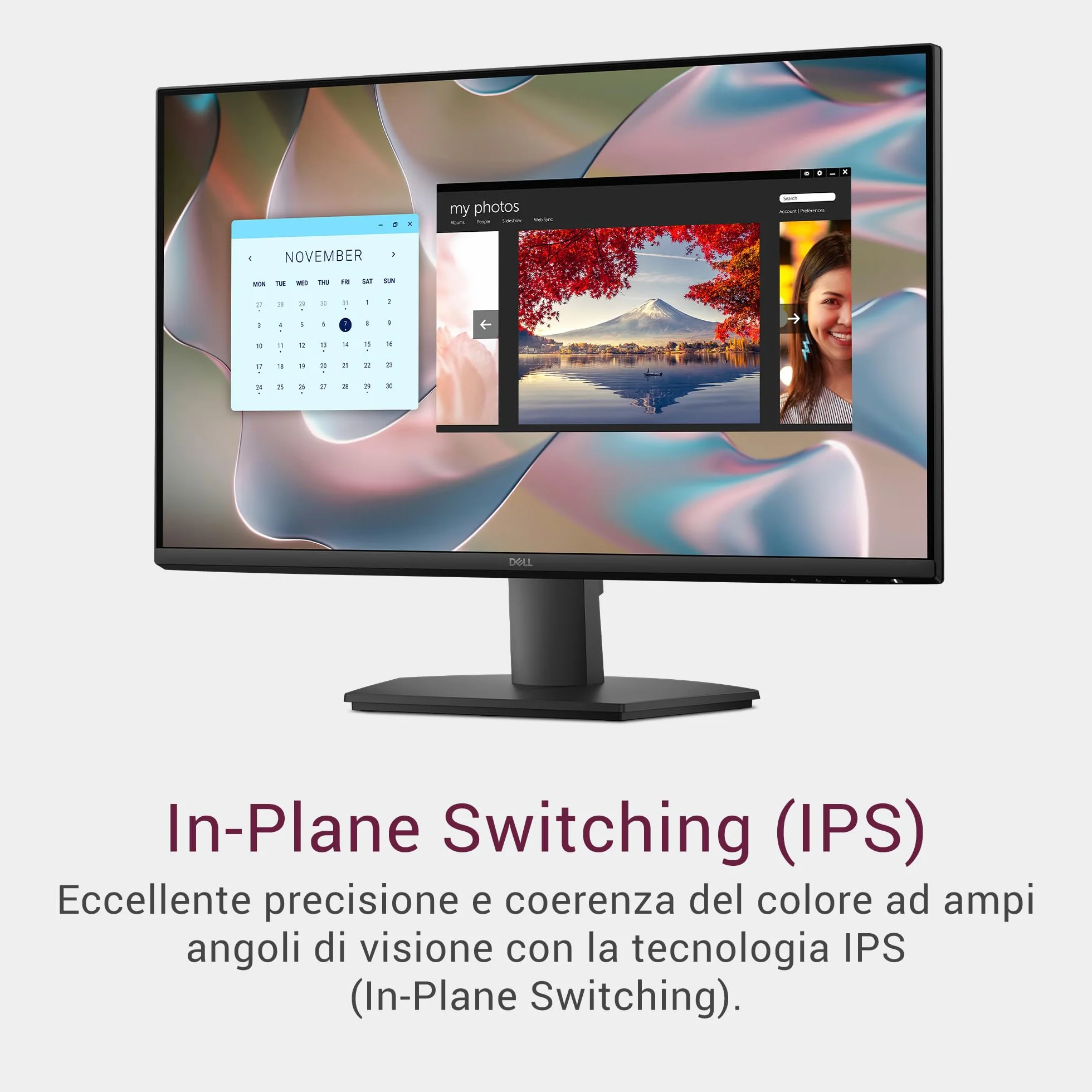 Dell 27 Monitor - SE2725HM, Full HD (1920x1080), 100Hz, IPS, 5ms, VESA (100x100mm), HDMI, VGA, 3 Anni di Garanzia, Nero