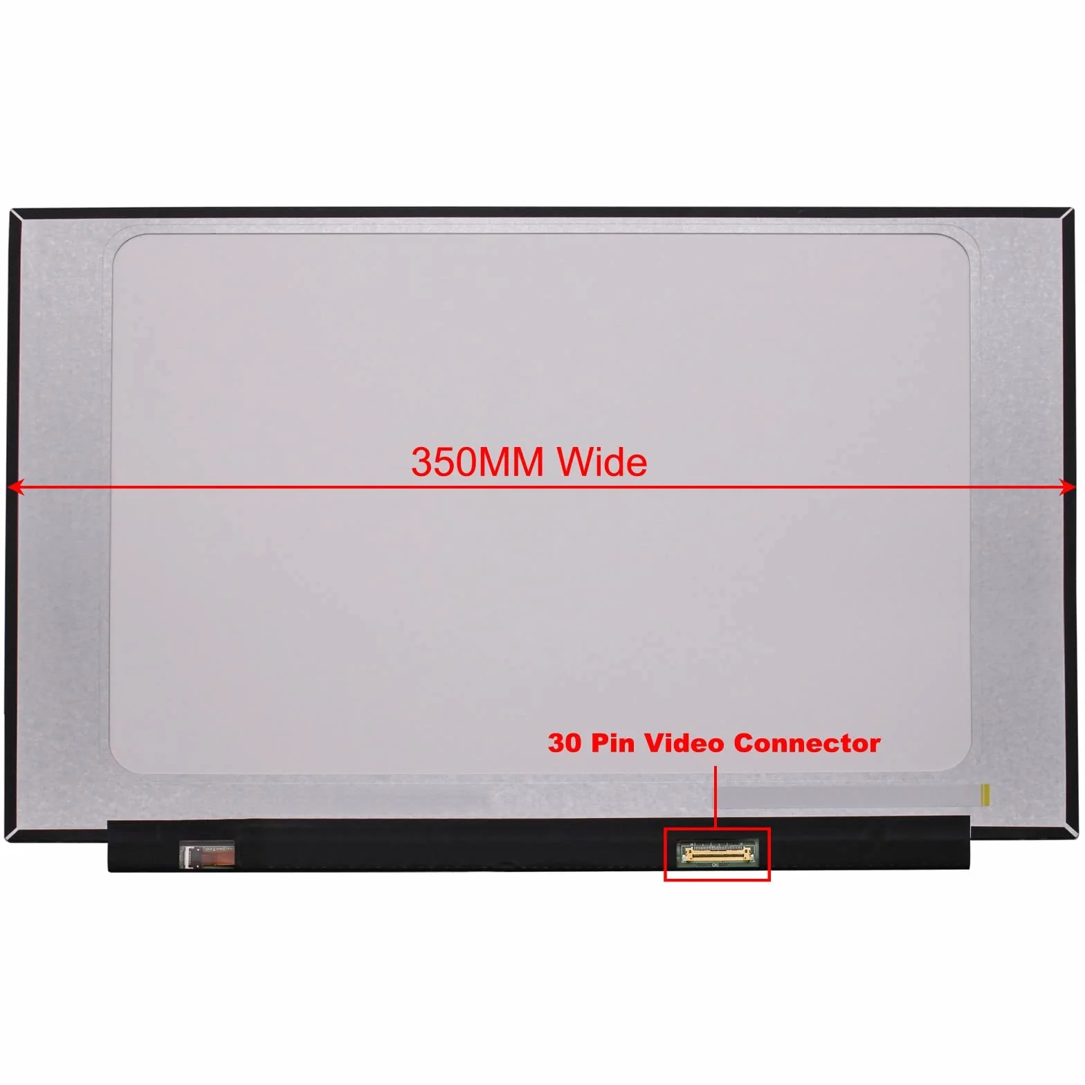 Nuovo schermo IPS compatibile con NT156FHM-N62 V8.0 NT156FHM-N61 V8.0, NT156FHM-N63 V8.0 Laptop 15,6" FHD 1920x1080 Pannello display a 60Hz con connettore a 30 pin - senza staffe